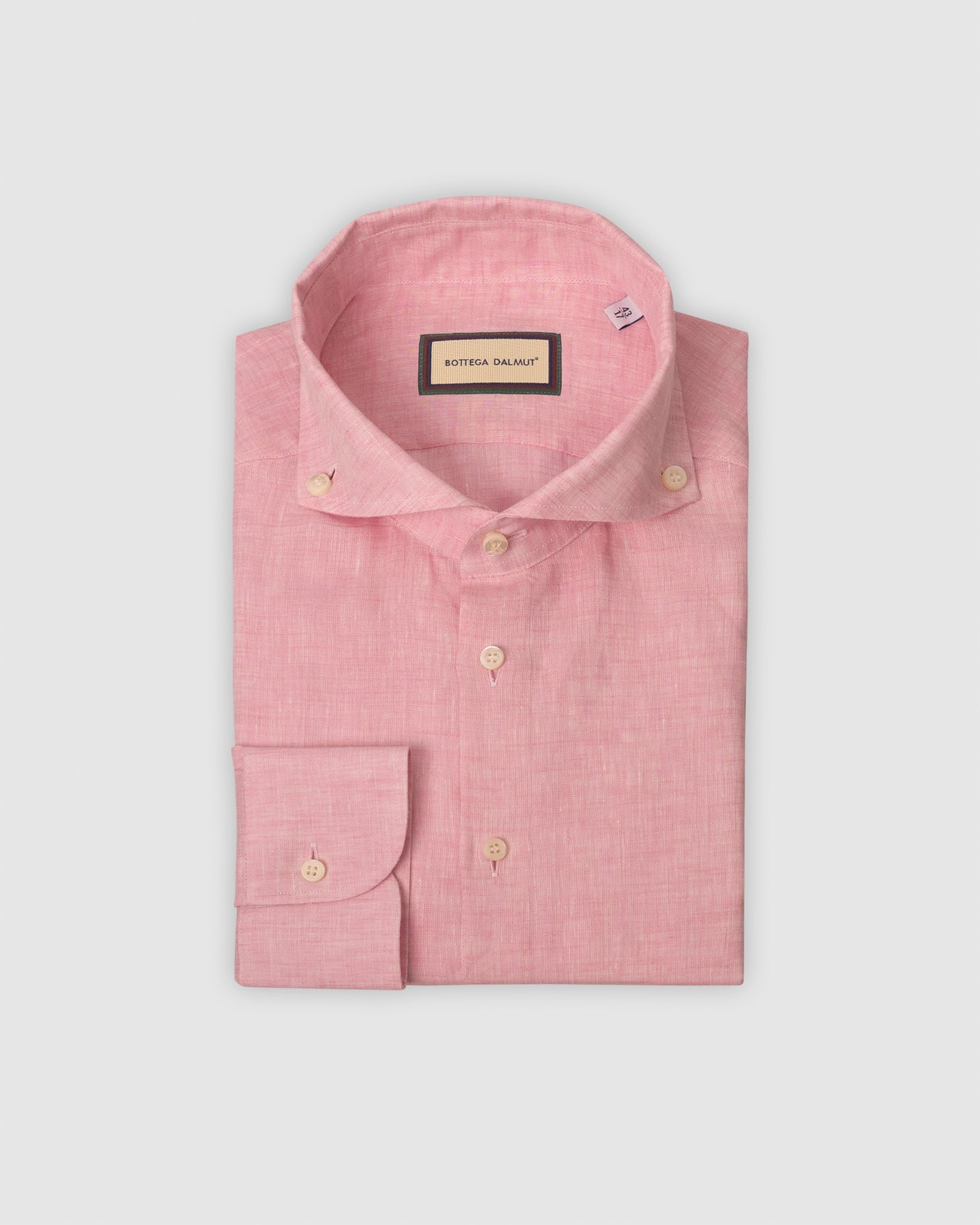 Camicia Classic Lino Rosa