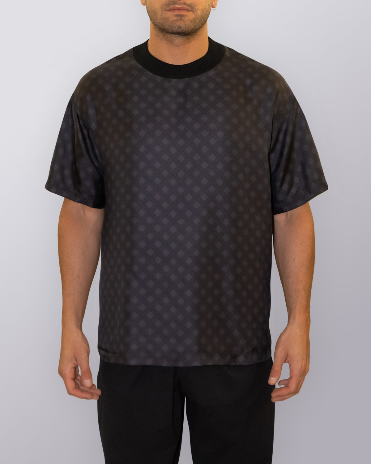 T-Shirt Oversize Seta Black House