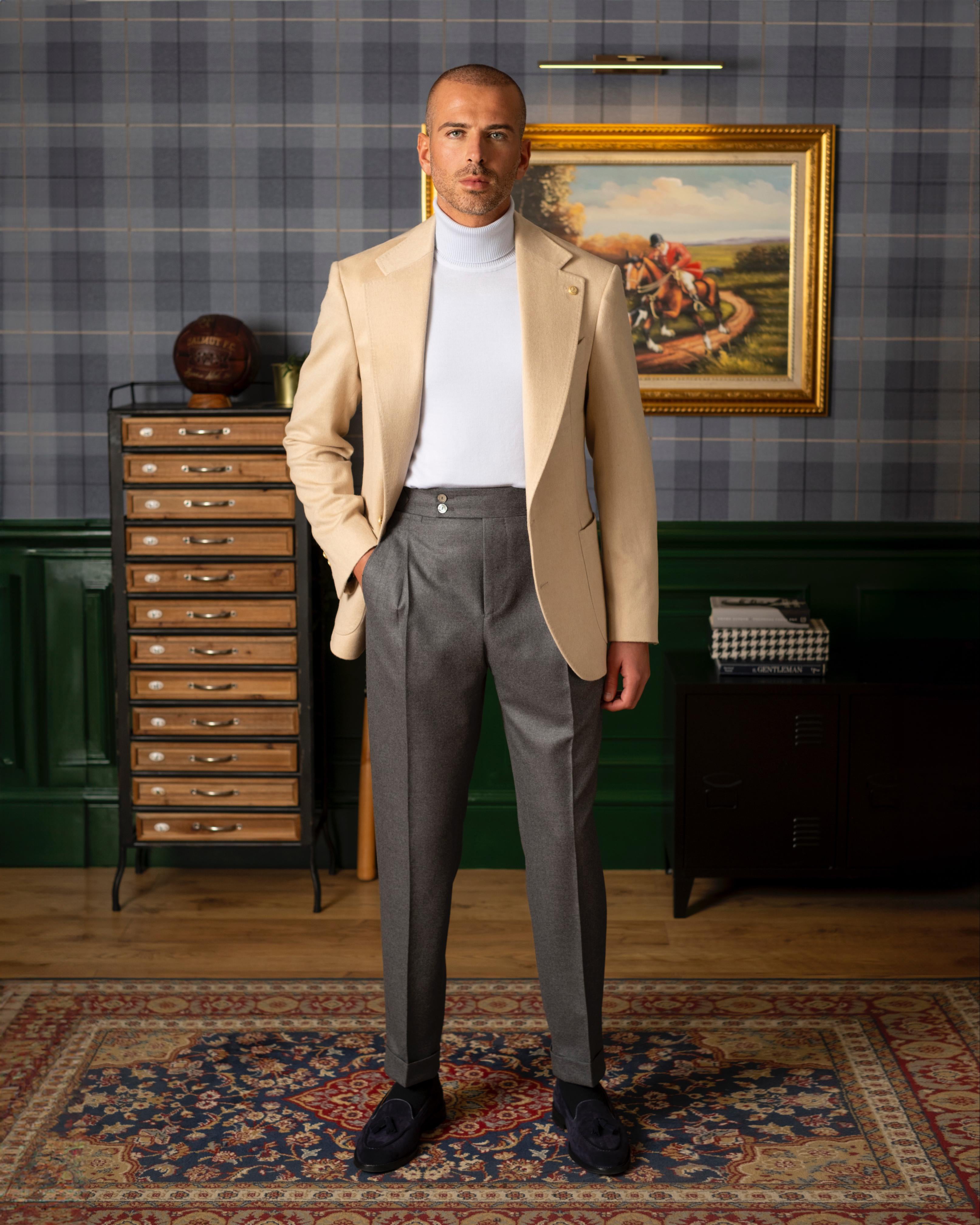 Pantaloni Oia Grigio