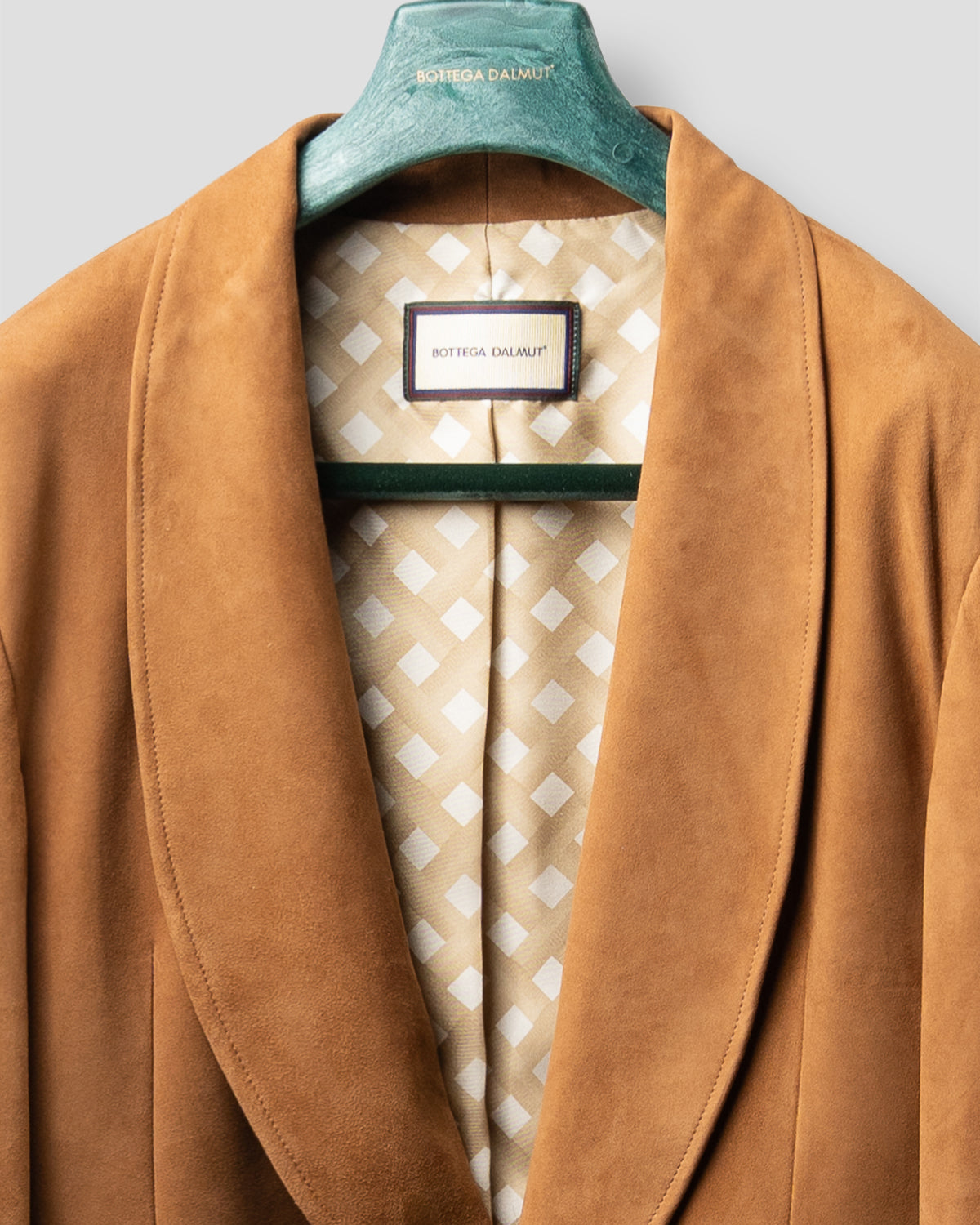 Blazer Sciallato in Suede Gold