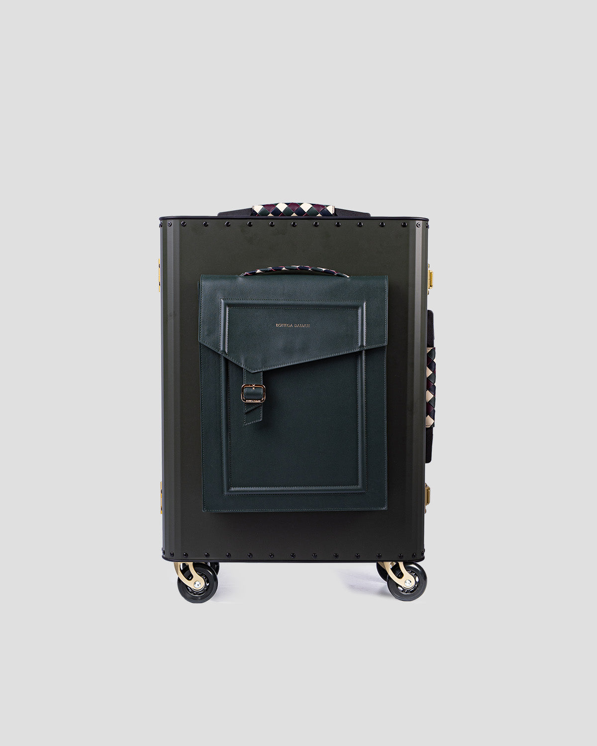 Tank Titanium Cabin Trolley Green
