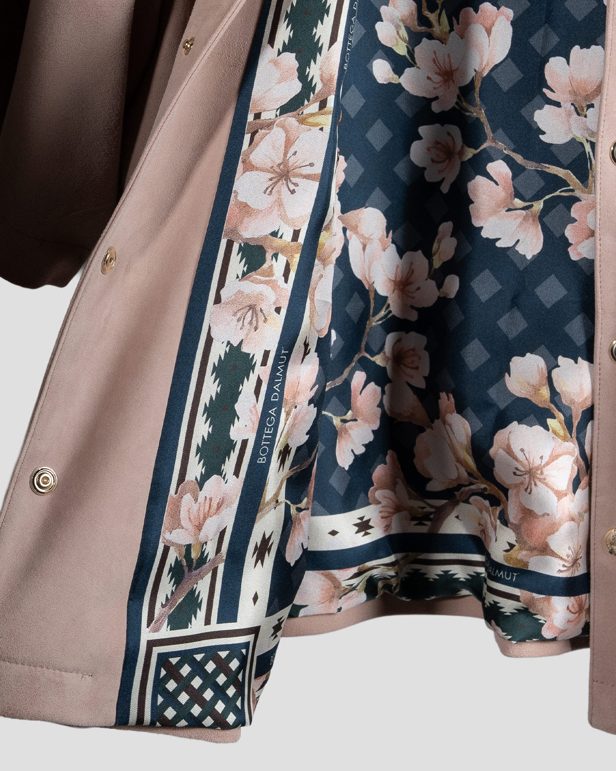 Camicia Board Camoscio Baby Rose