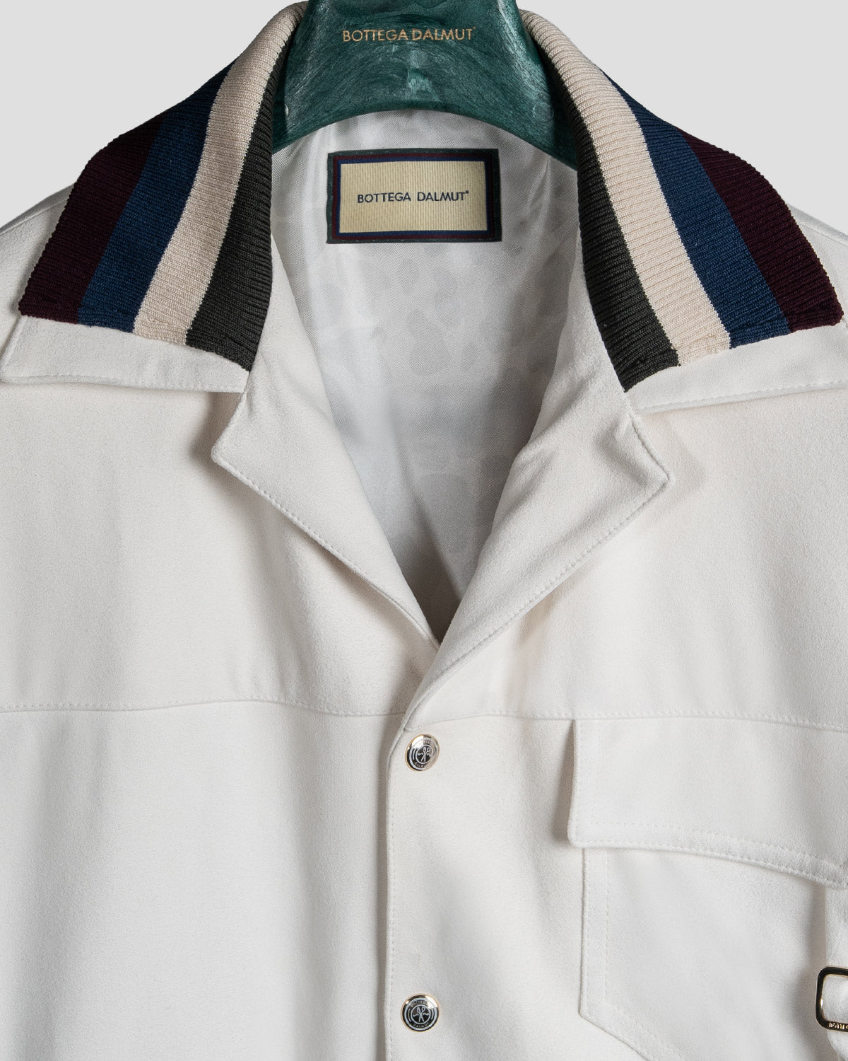 Camicia Board Camoscio Bianca