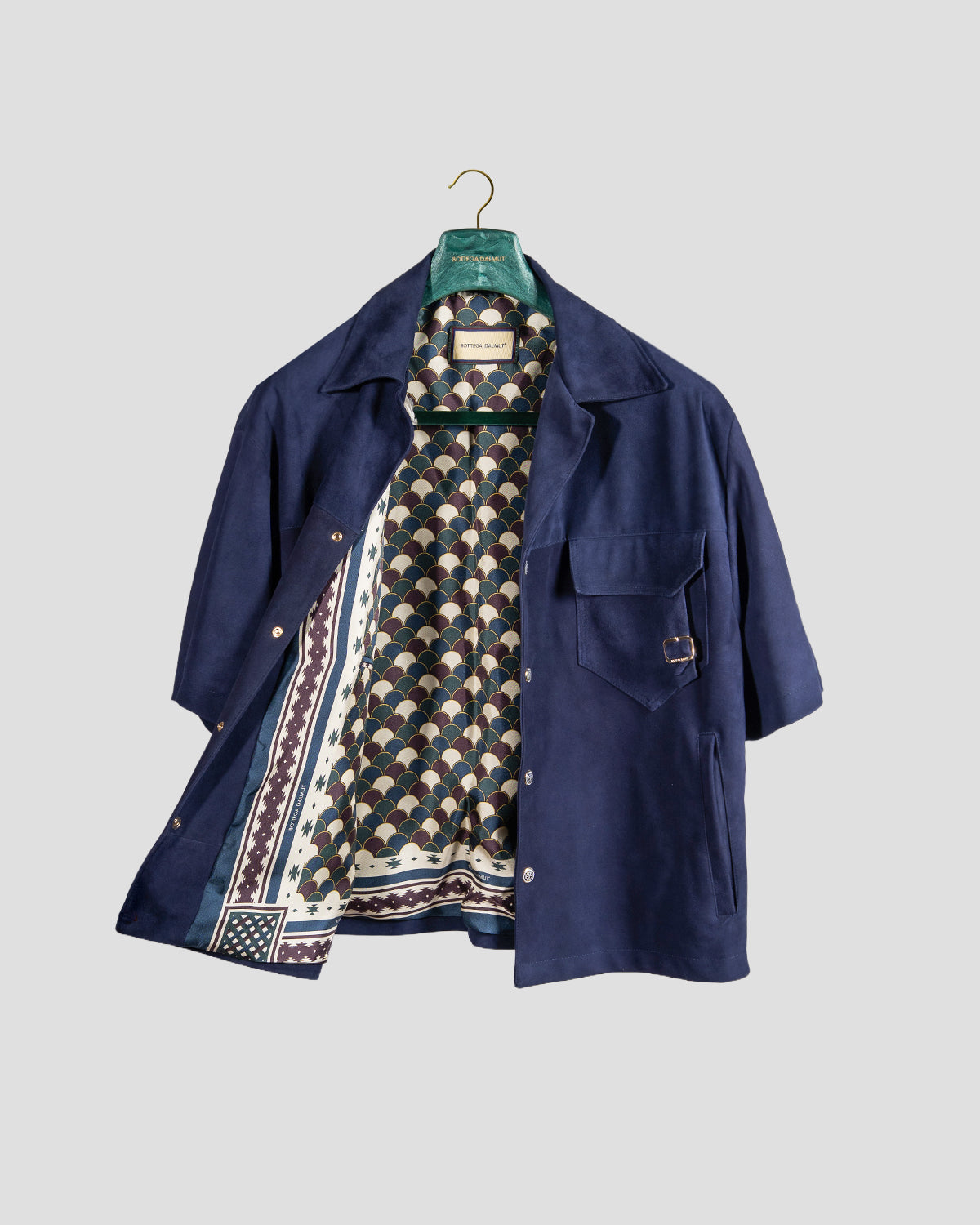 Camicia Board Camoscio Blu