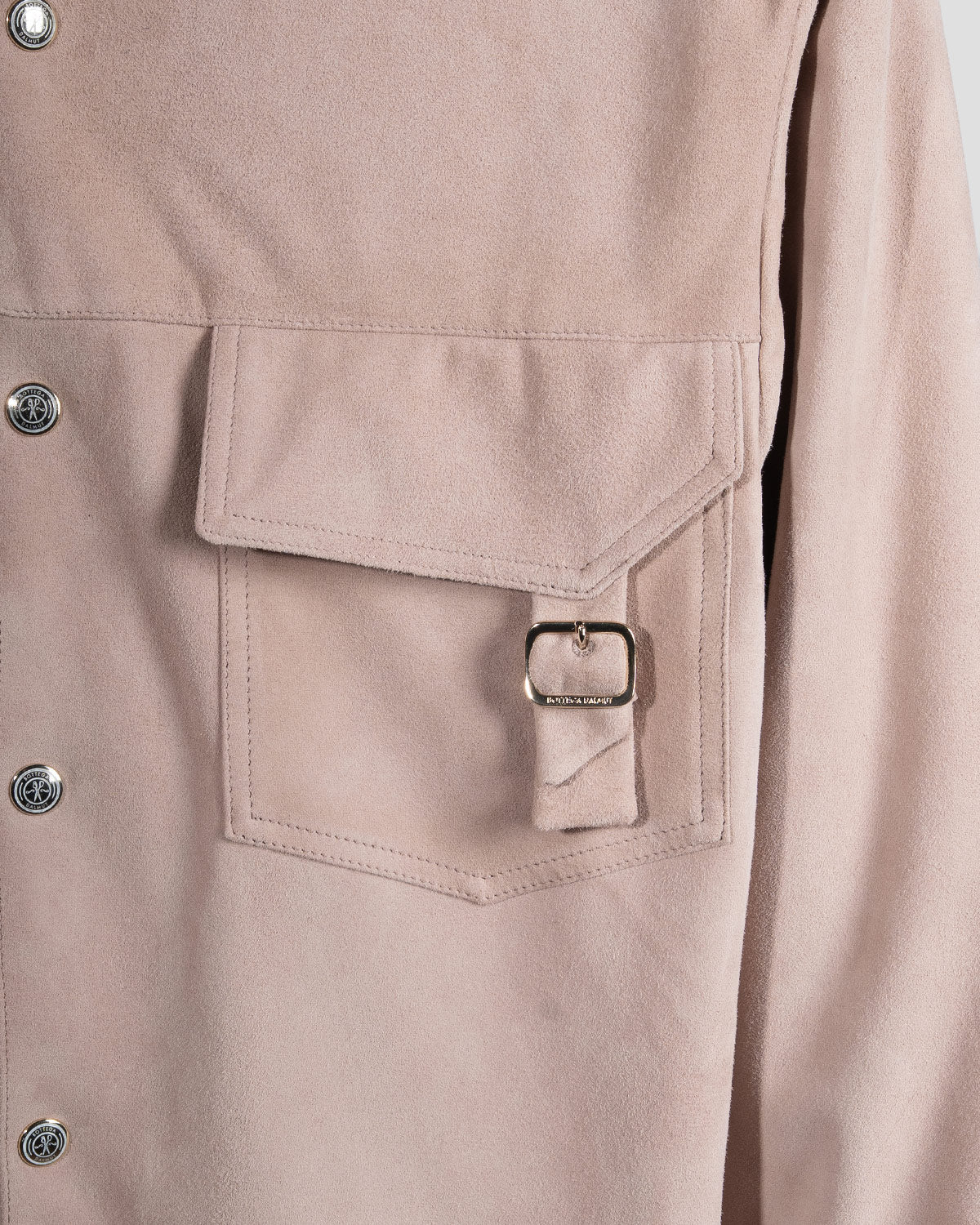 Overshirt Safari Camoscio Baby Rose