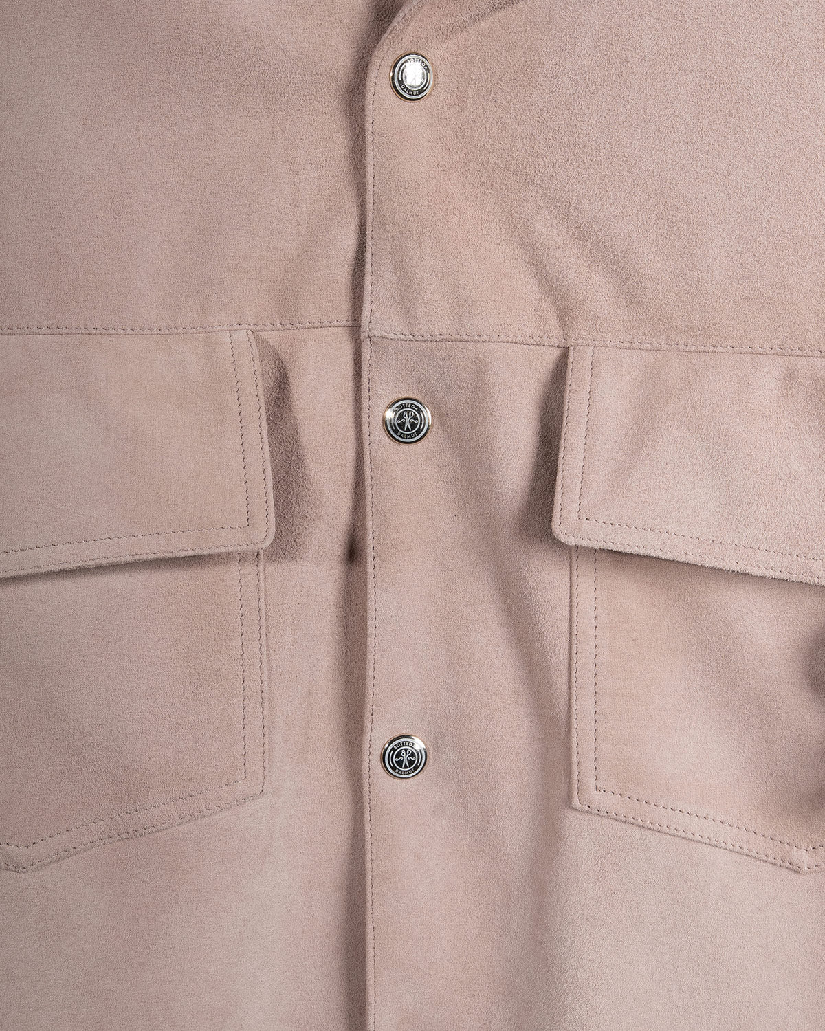 Overshirt Safari Camoscio Baby Rose