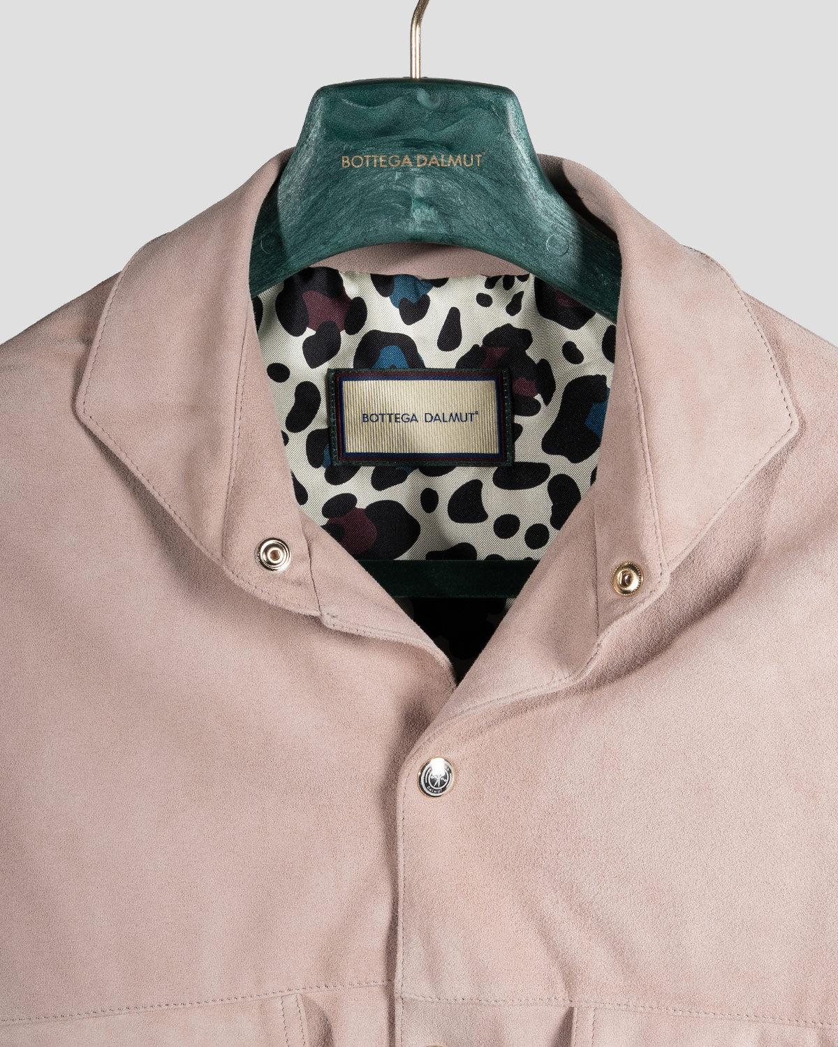 Overshirt Safari Camoscio Baby Rose