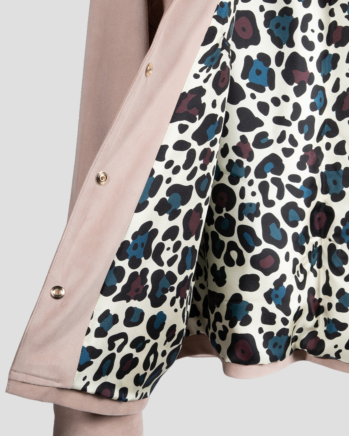 Overshirt Safari Camoscio Baby Rose