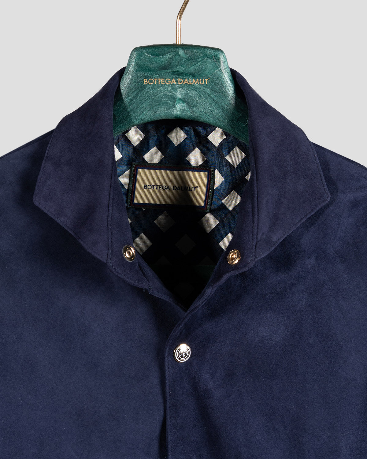 Overshirt Safari Camoscio Blu