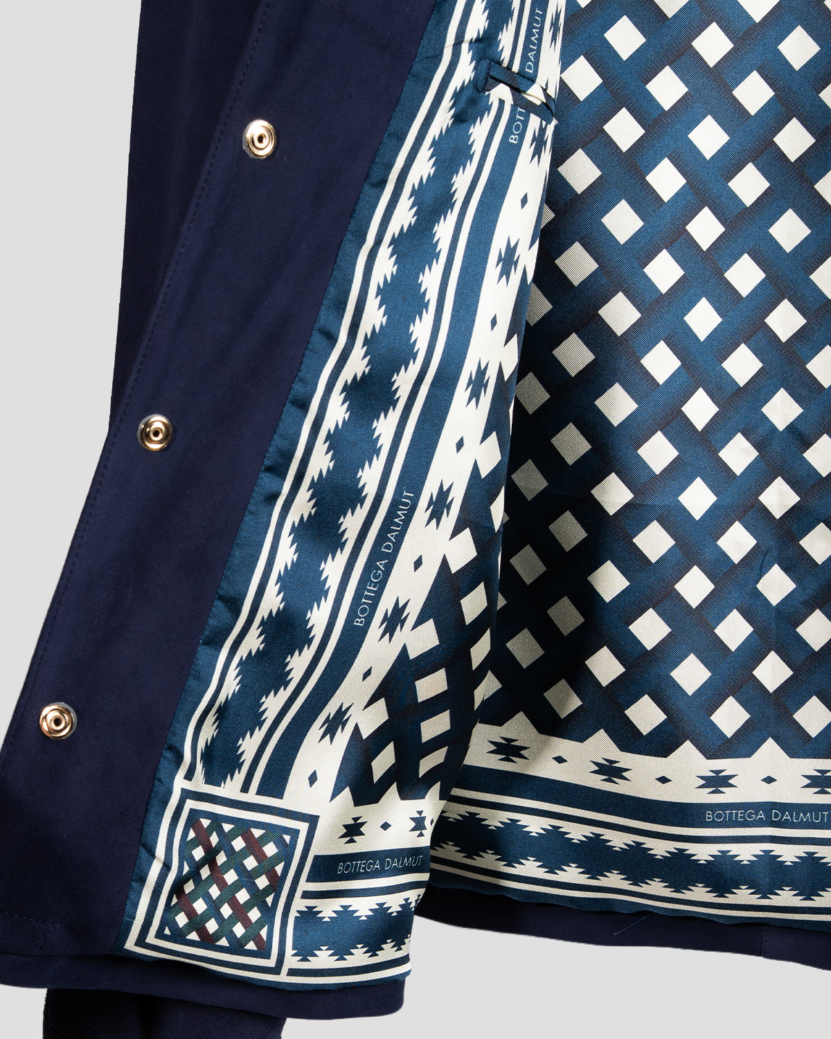 Overshirt Safari Camoscio Blu