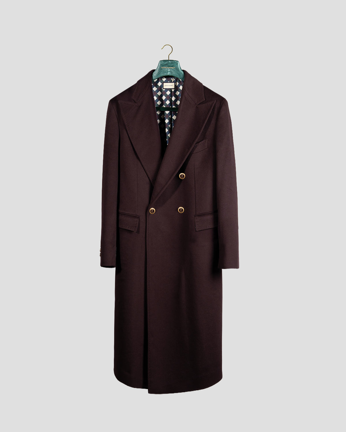 Cappotto Doppiopetto Cashmere Wine