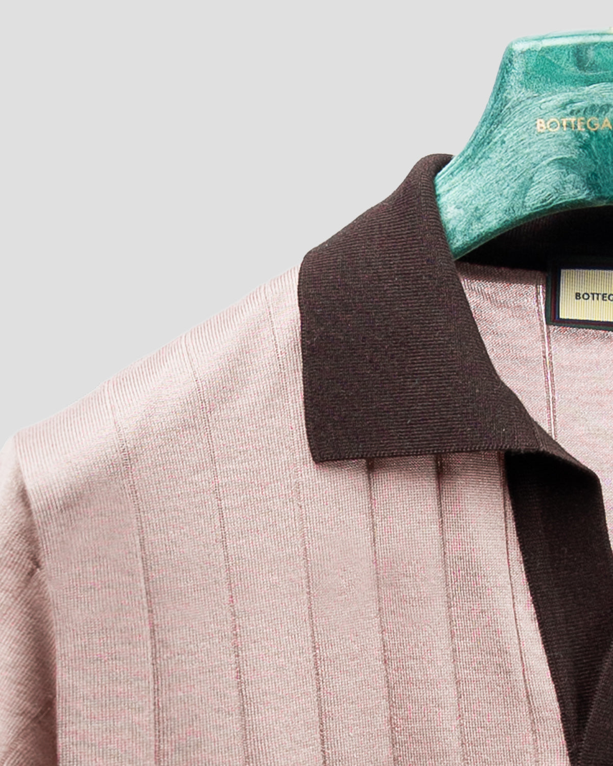 Polo Golf Rosa e Marrone Coste