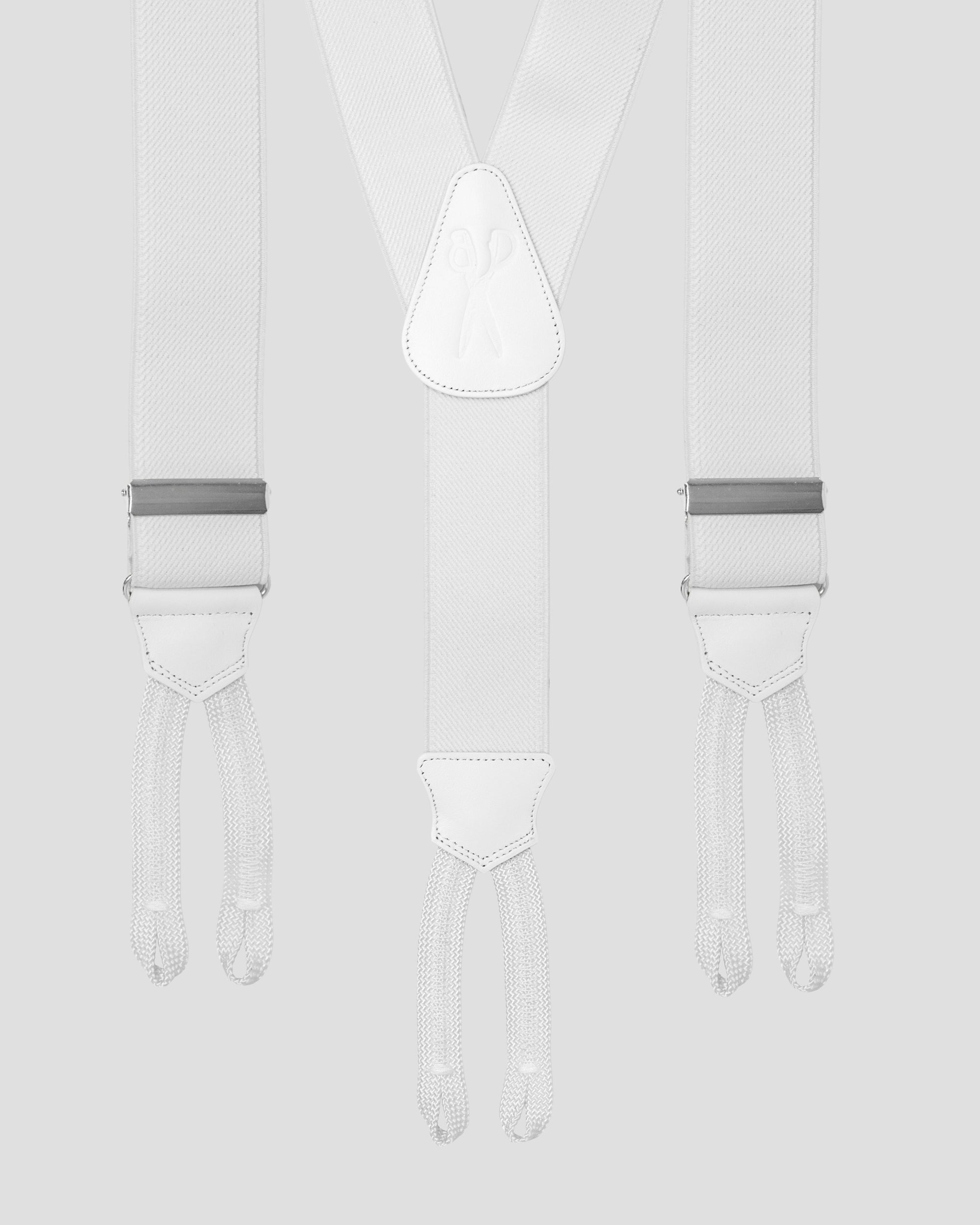 Bretelle Bianco/Argento