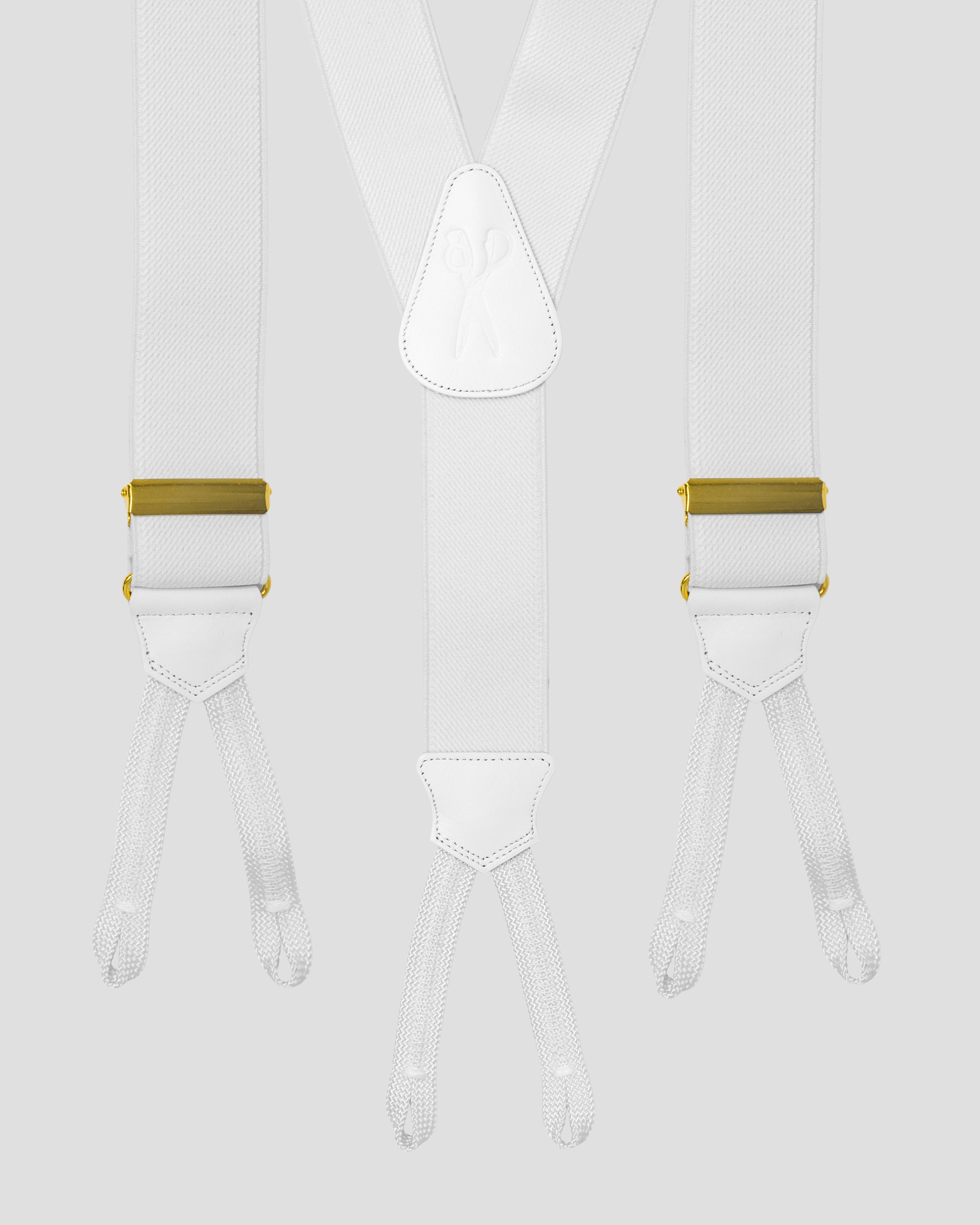 Bretelle Bianco/Oro