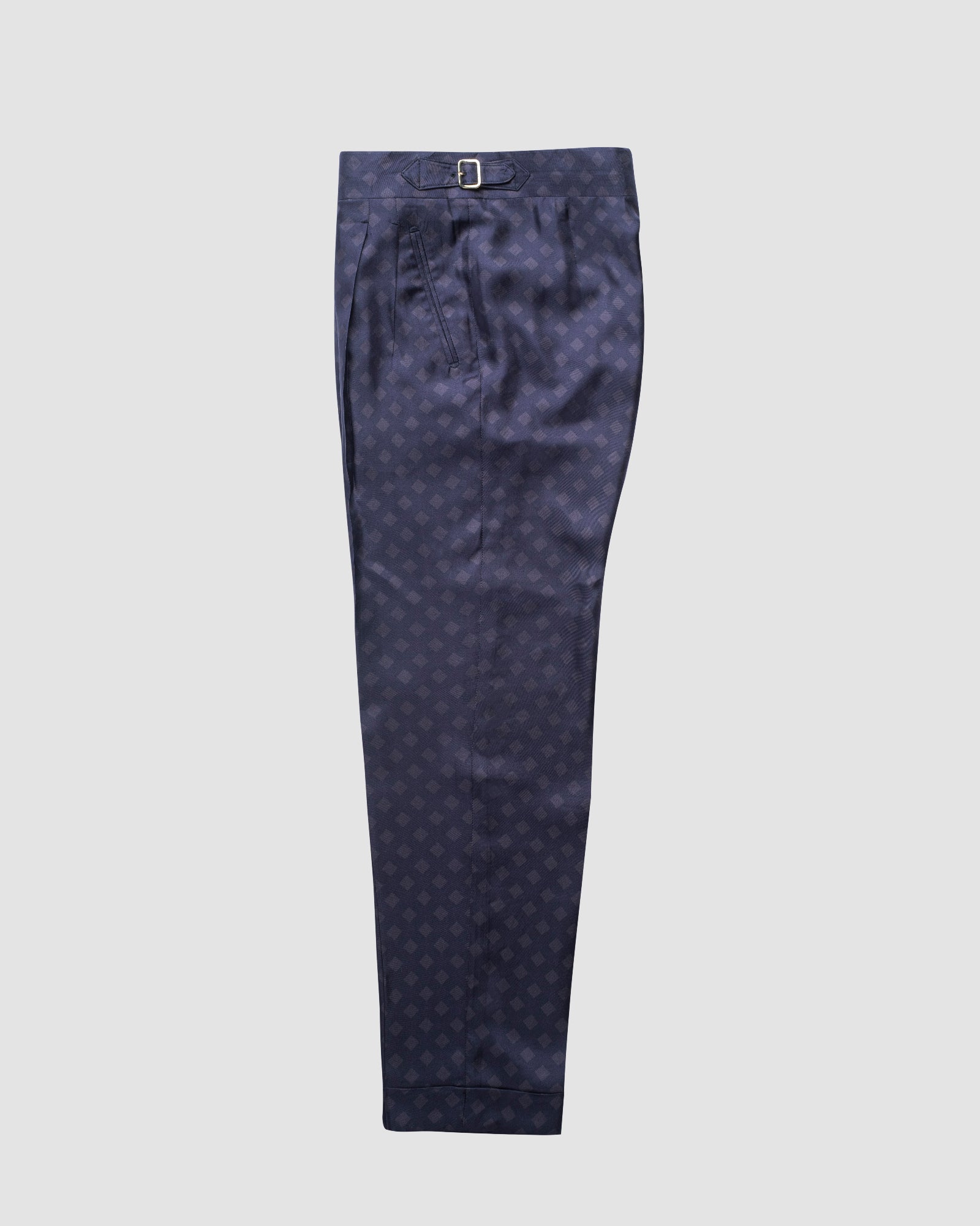 Pantaloni Oia in Seta Blue House