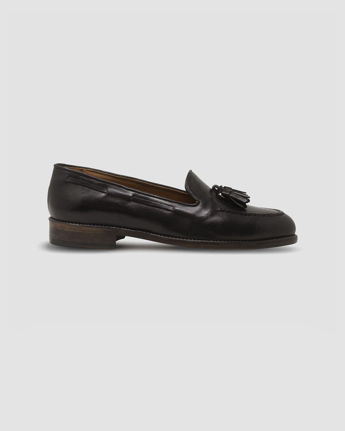BUTTERFLY LOAFER IN BROWN LEATHER