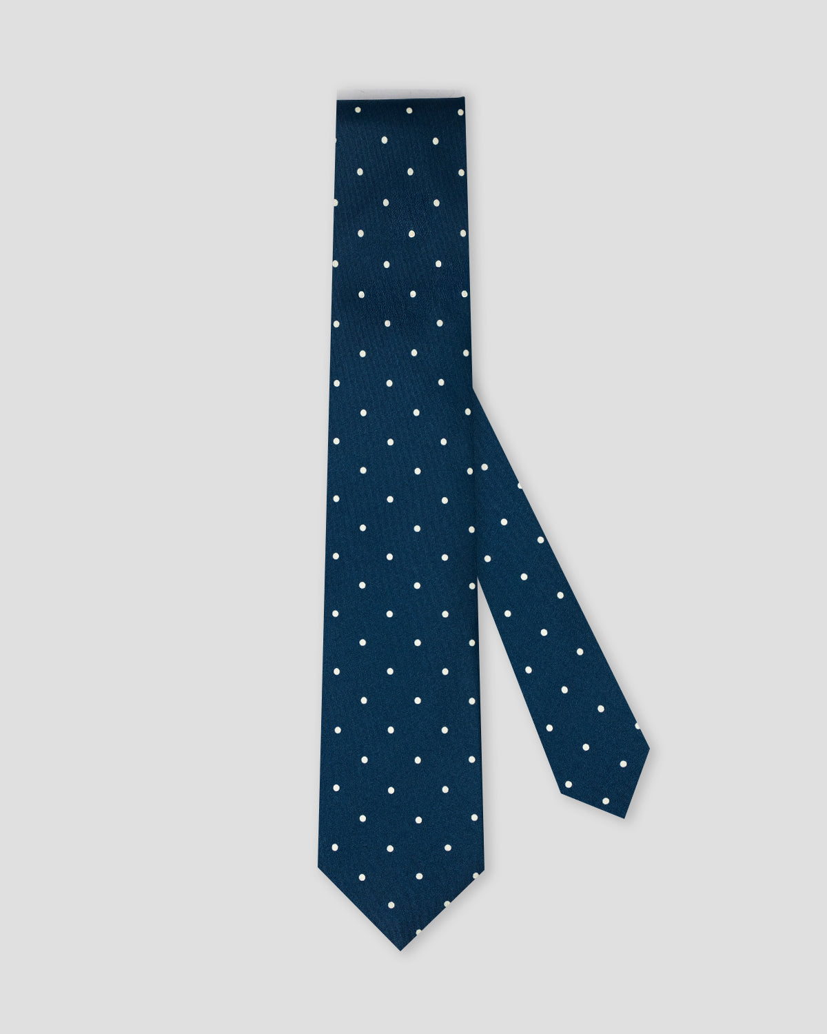 Cravatta in seta Blu a pois