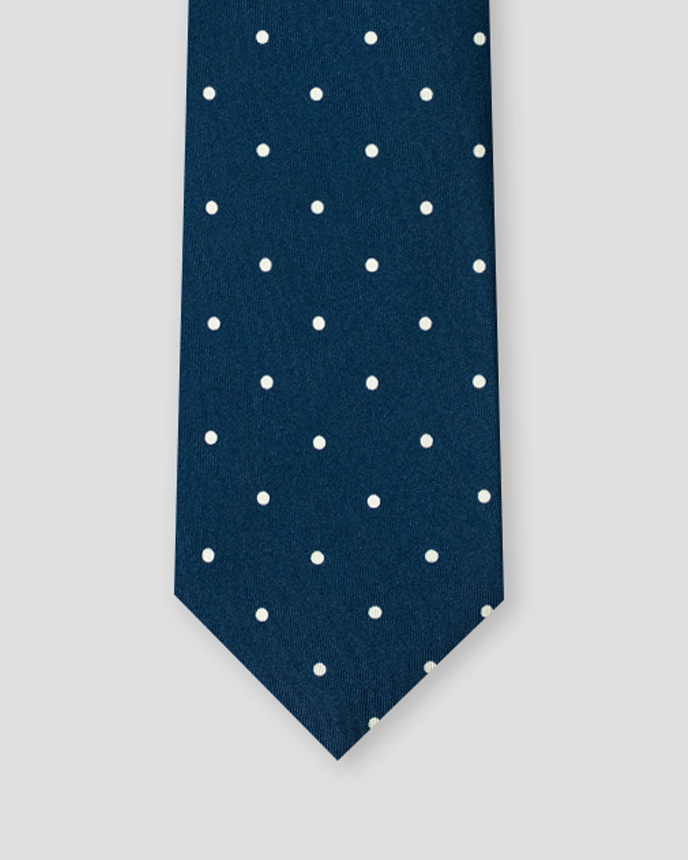 Cravatta in seta Blu a pois