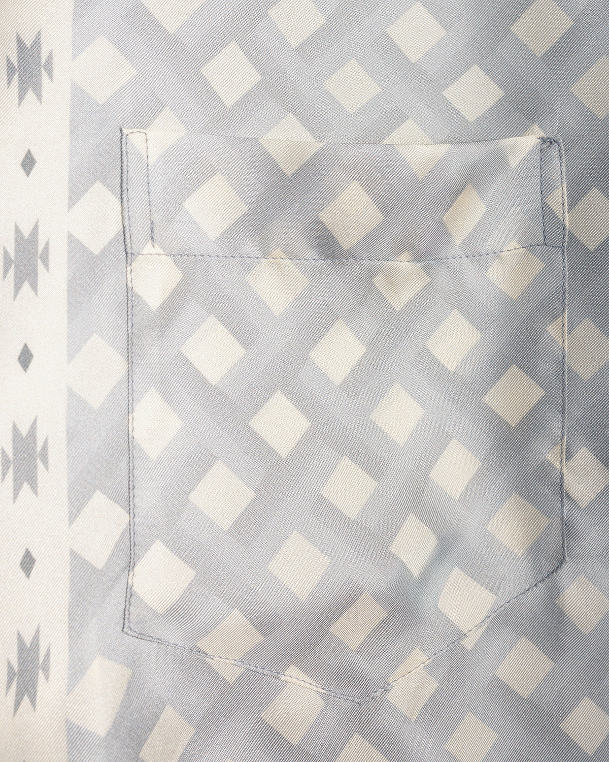 Camicia Board Grigio e Panna