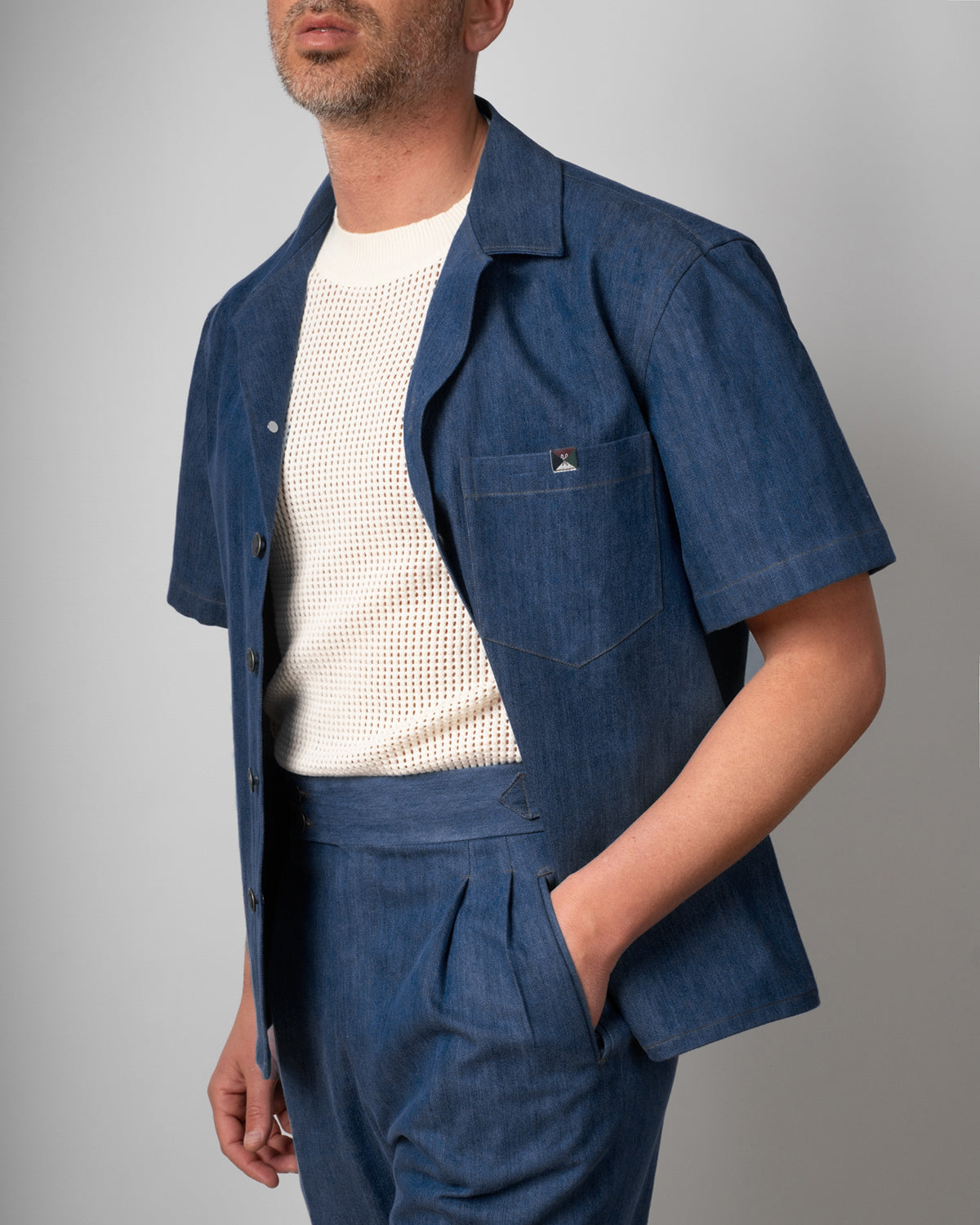 Camicia Board Indaco Dark Denim