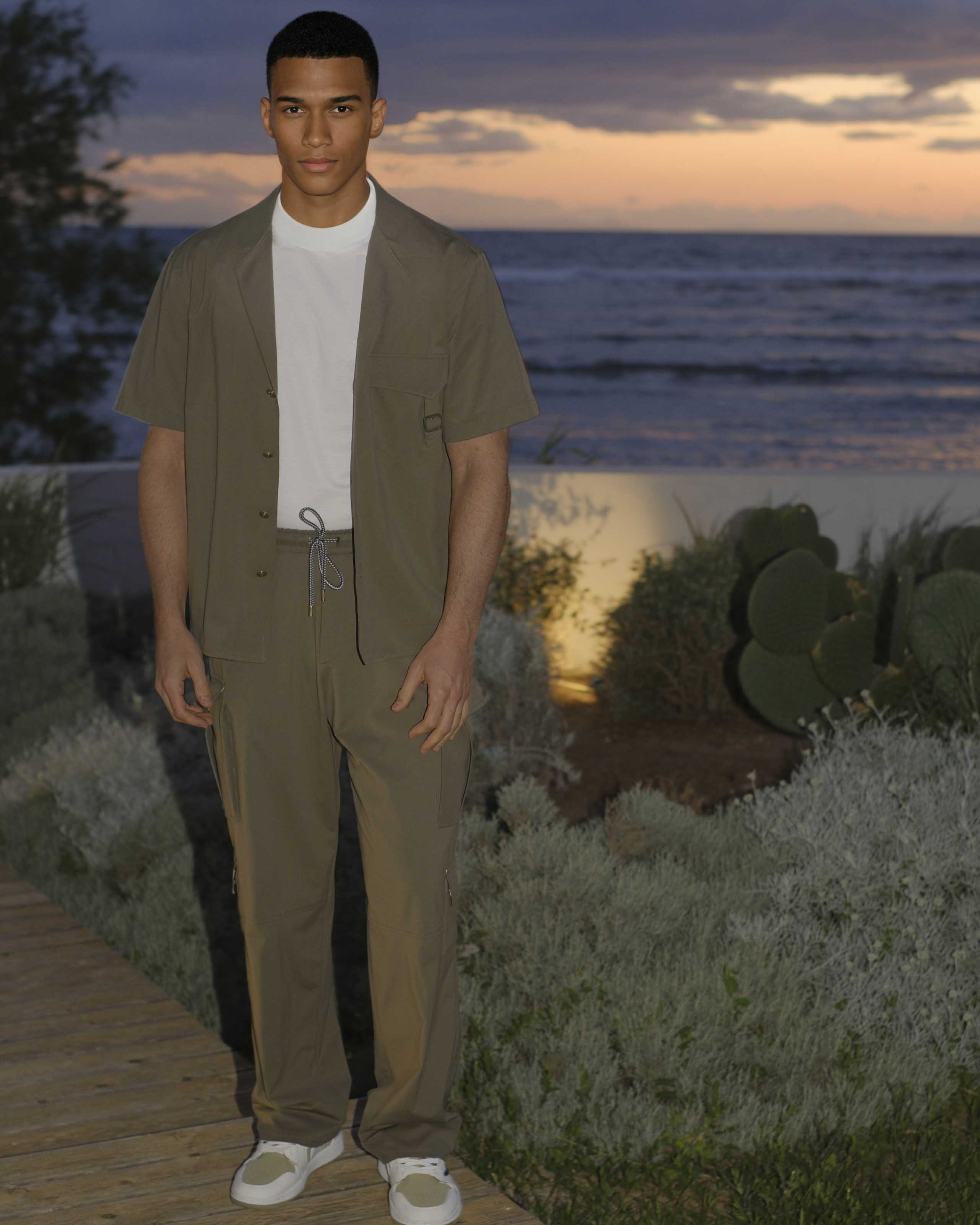 Camicia Board Jersey Verde Army