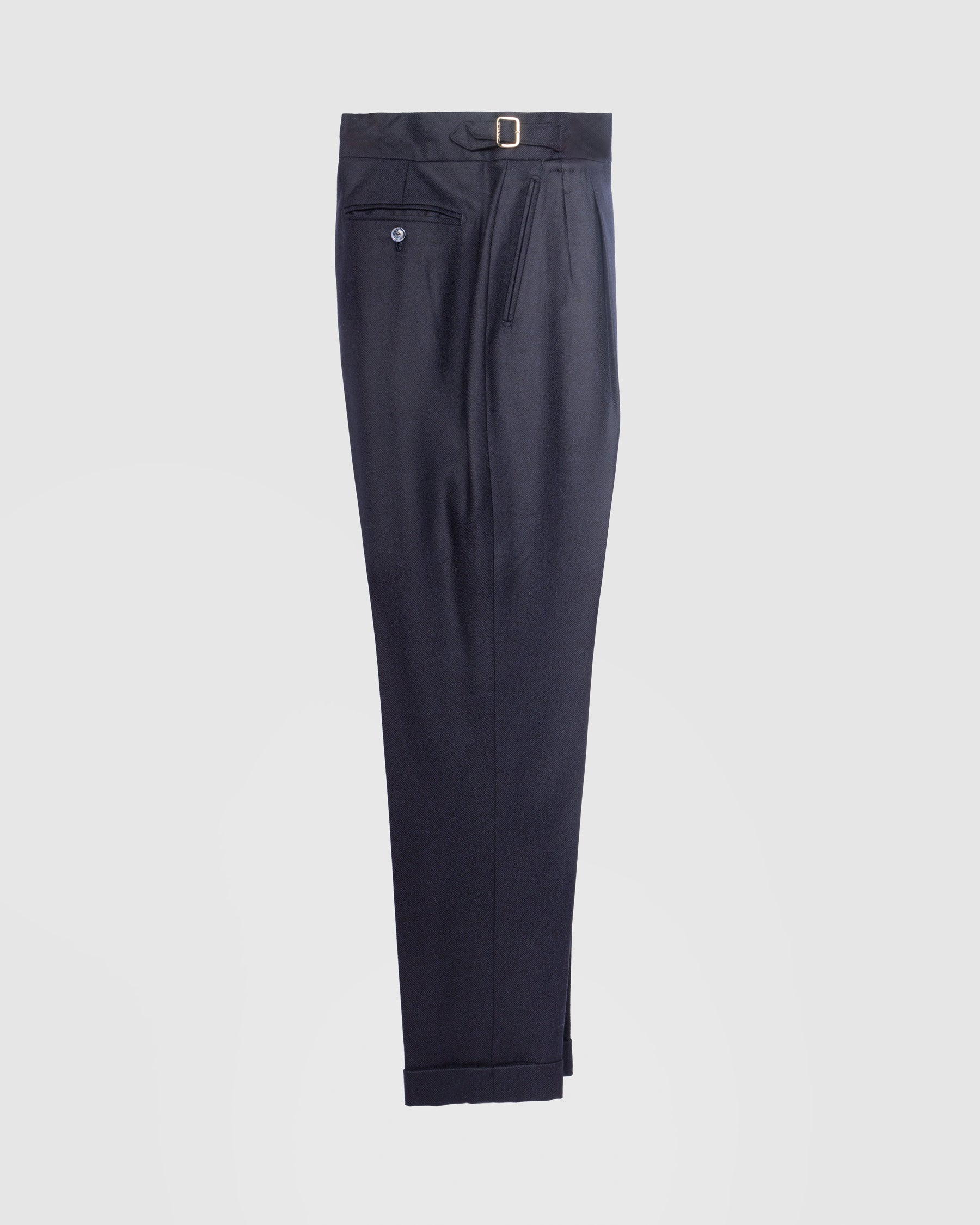 Pantalone Oia in Lana/Cashmere Blu - Main Image