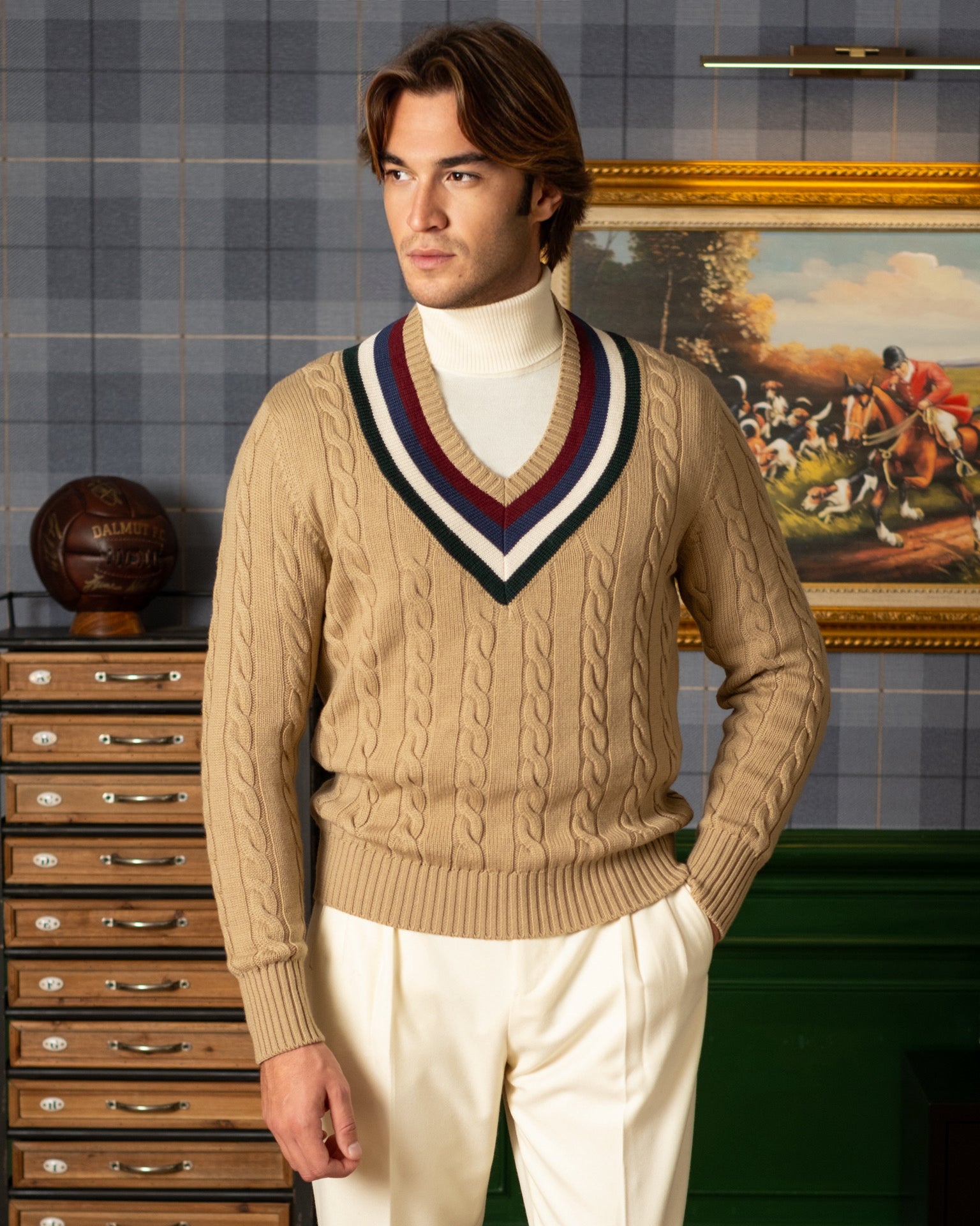 Cricket Jumper Camel