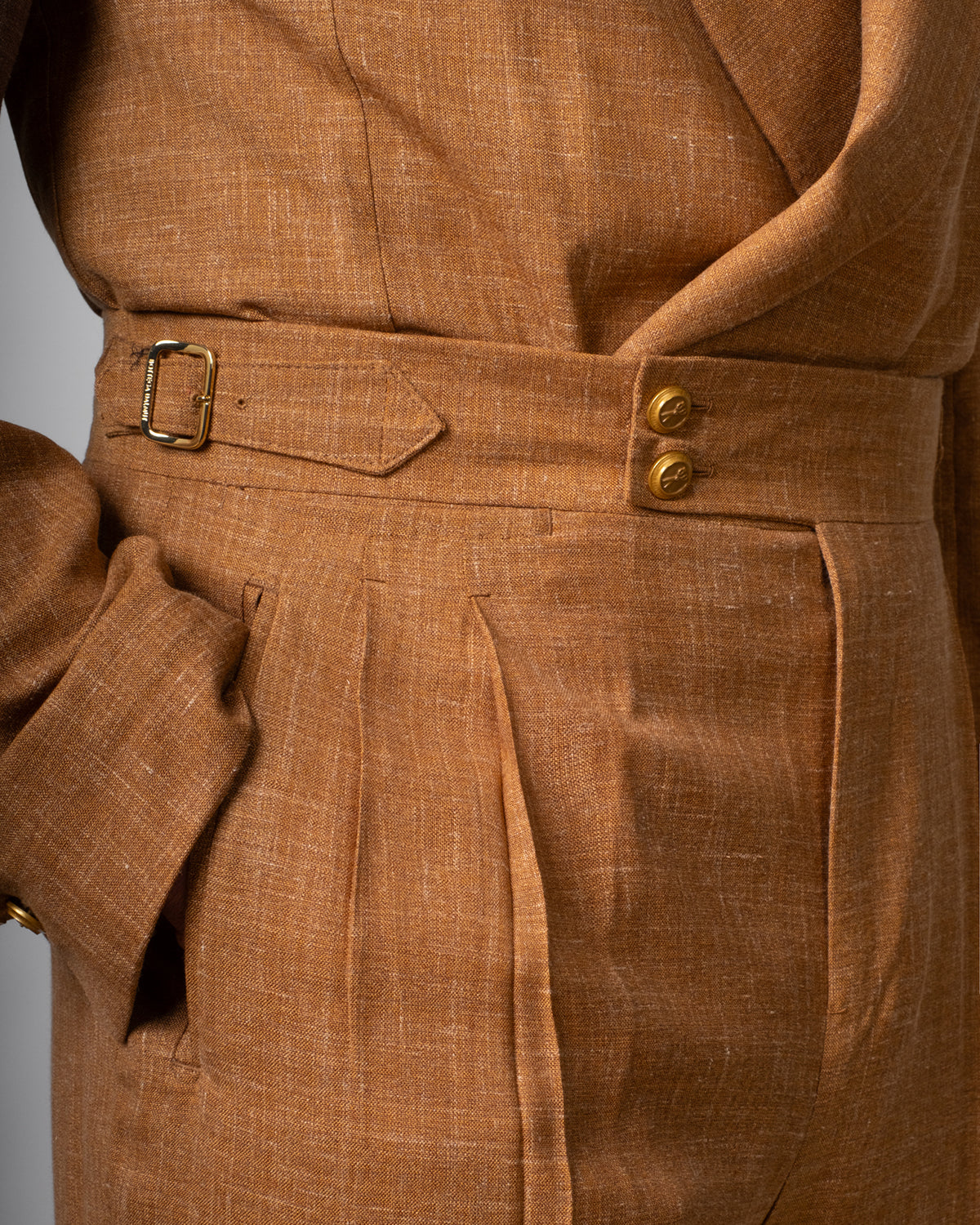 Pantalone Lino Ruggine