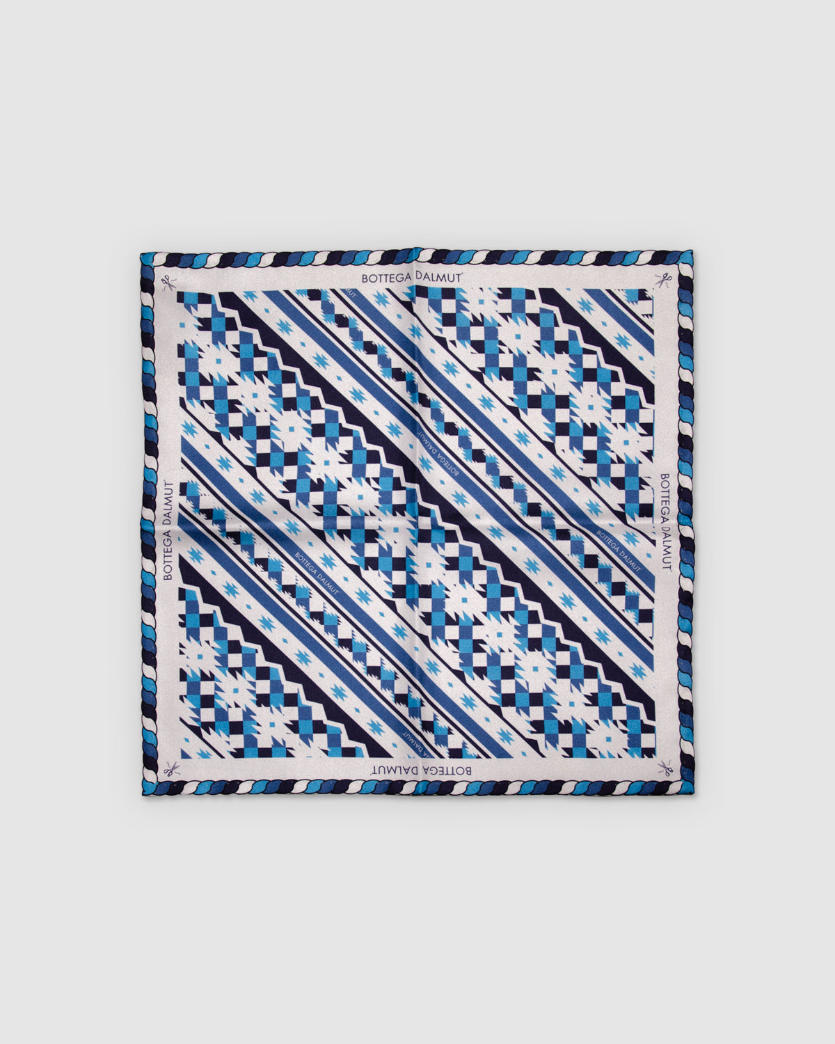 Pocket Square Transtition Acqua