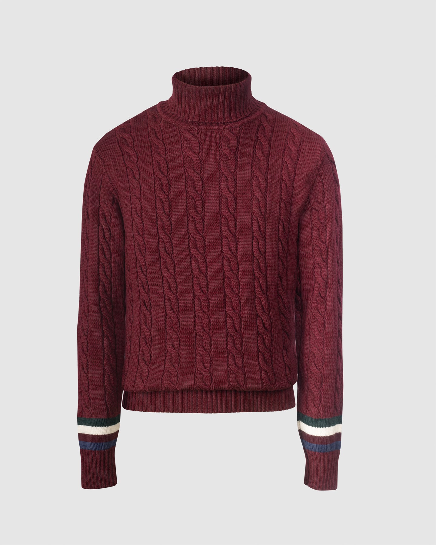 Treccione in Lana Bordeaux