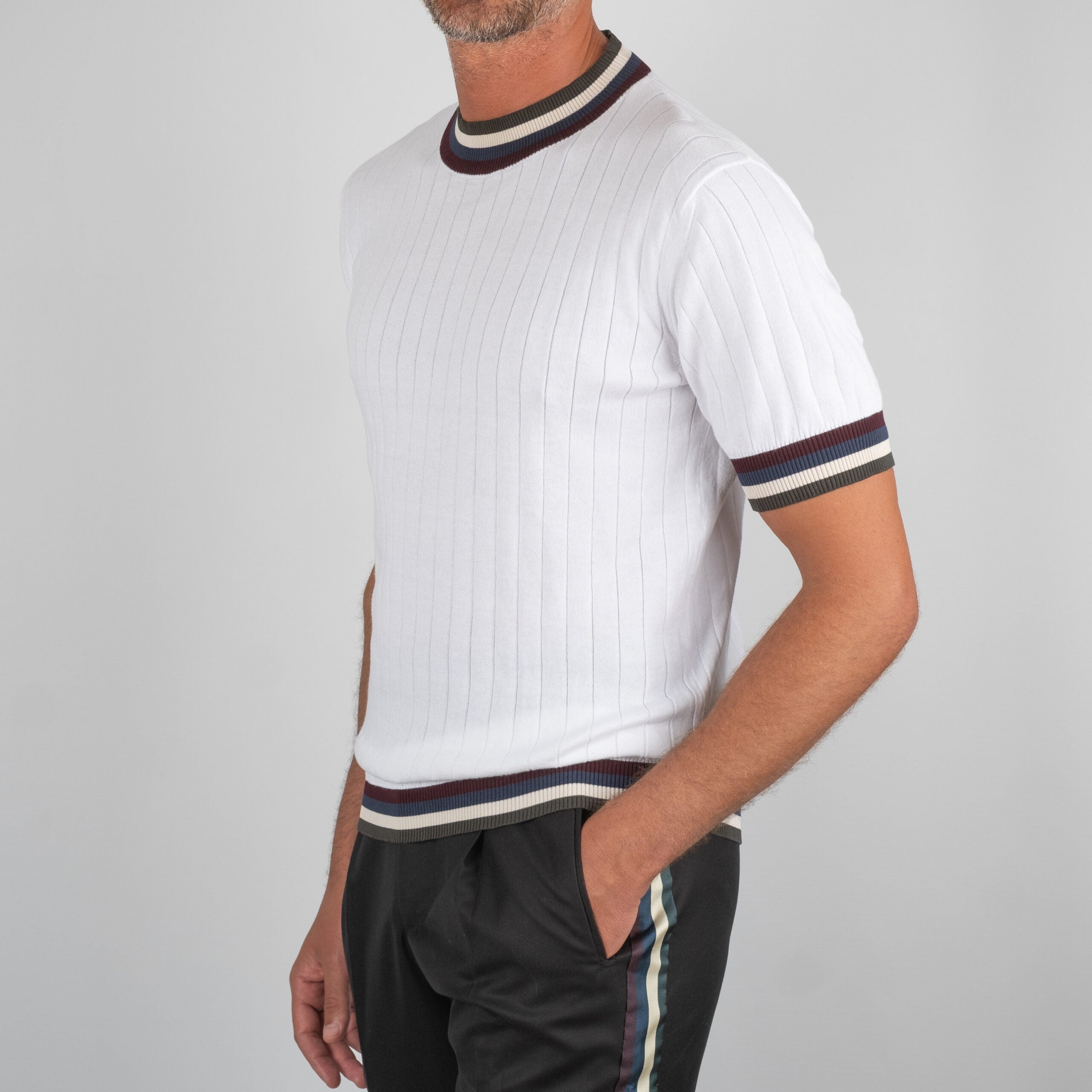 Ribbed T-Shirt White