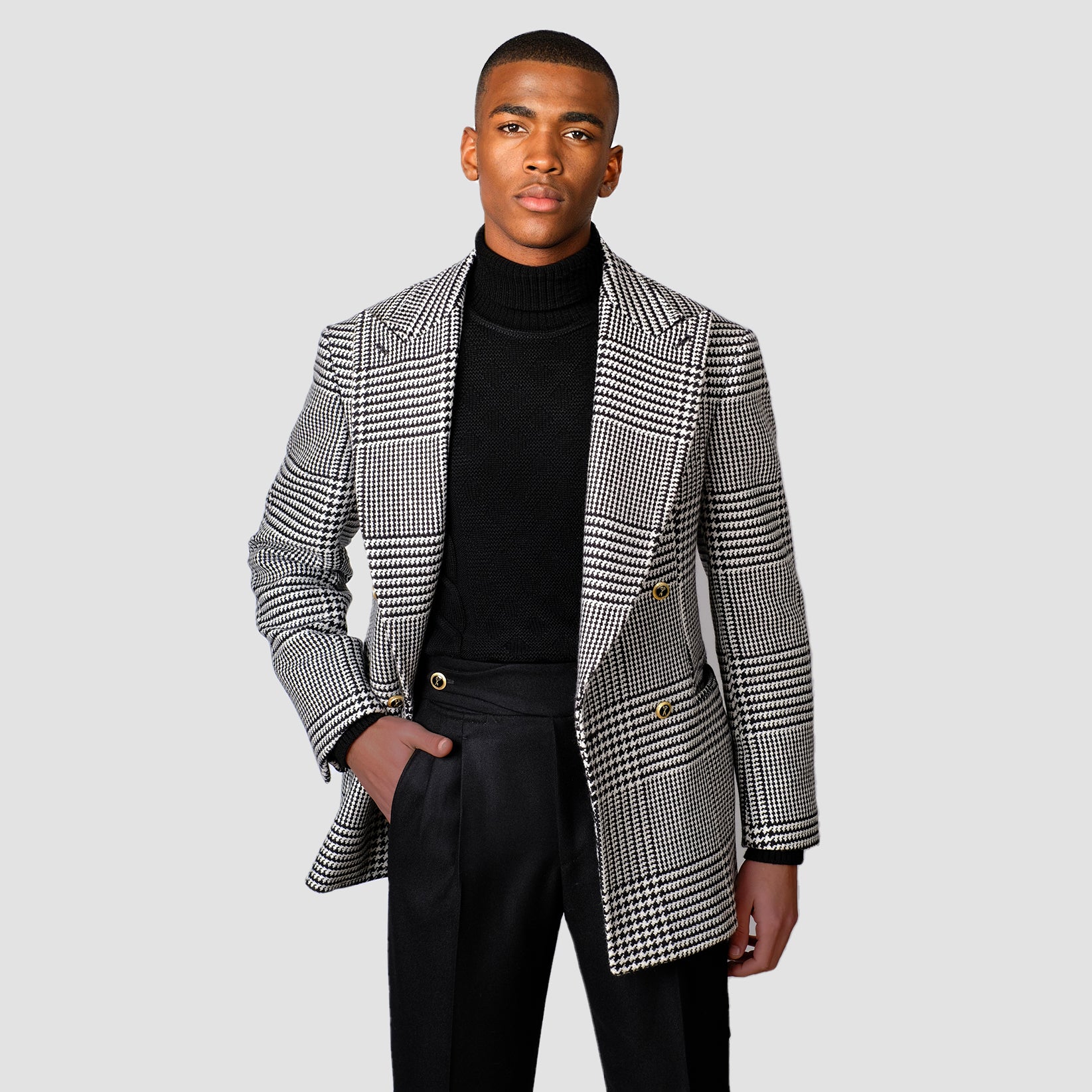 Treccione Rombi nero