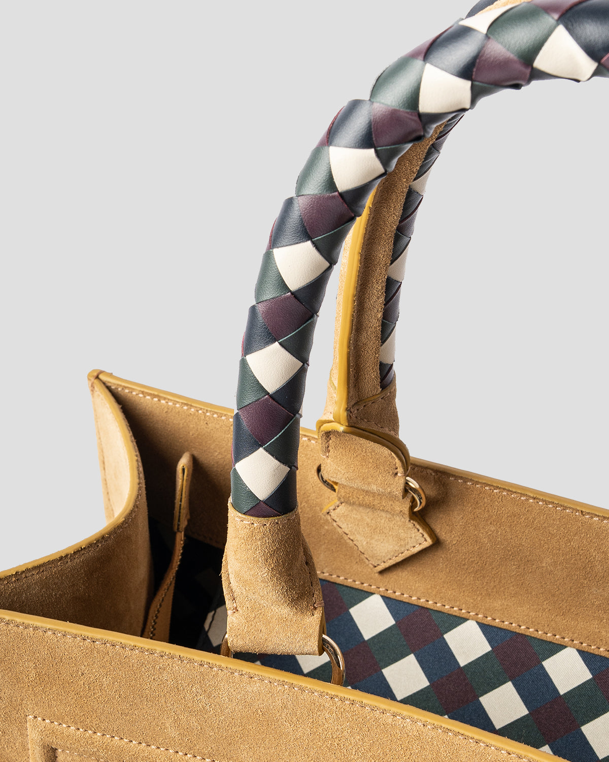 Prima Bag Suede Cammello