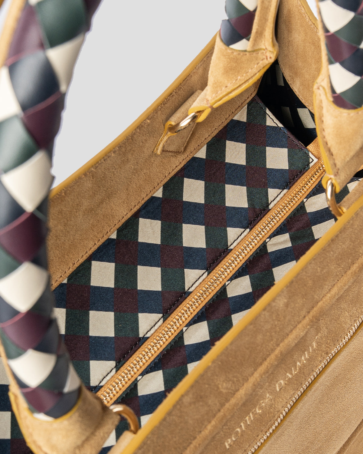 Prima Bag Suede Cammello