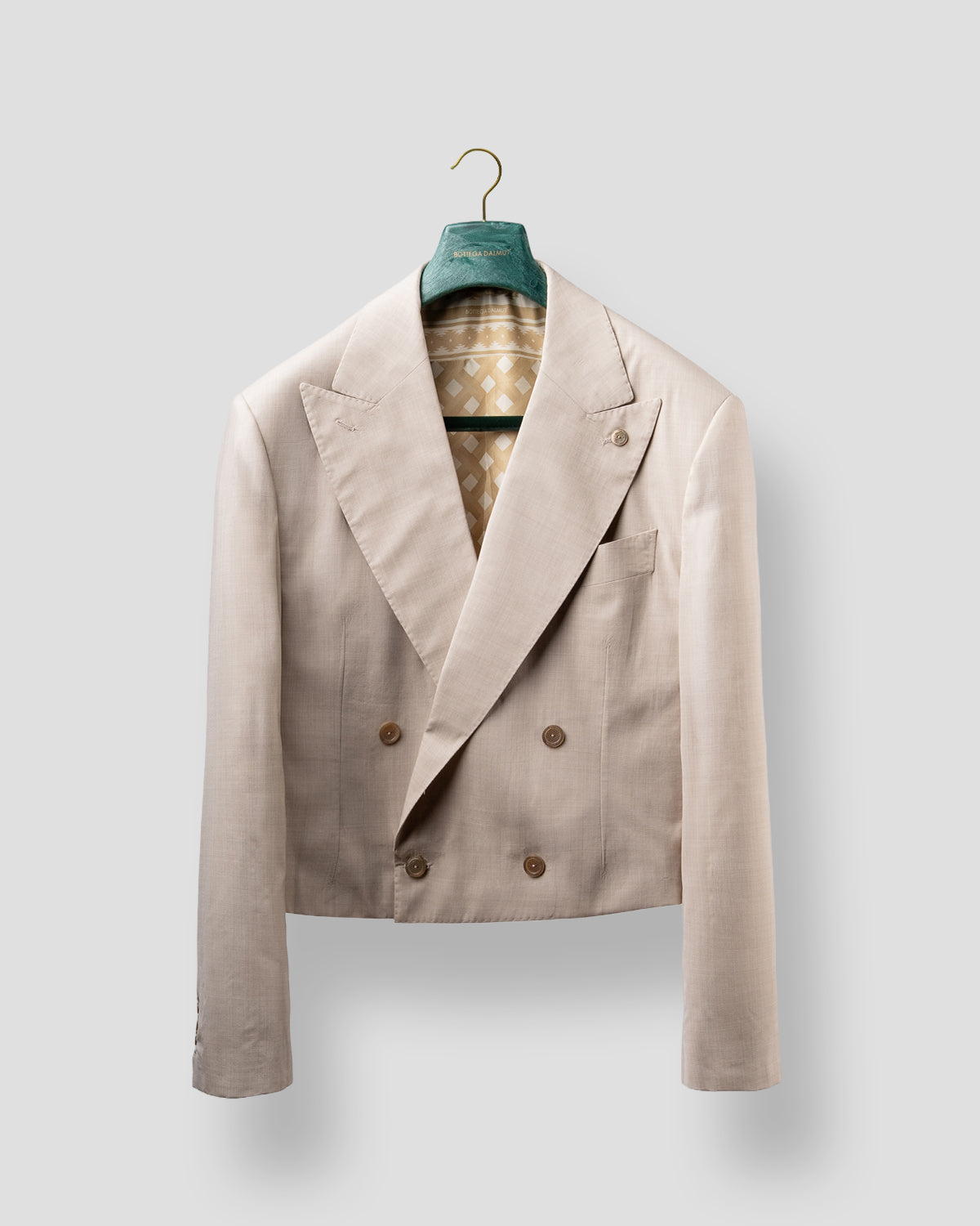 Blazer Crop Doppiopetto Super 150's Loro Piana