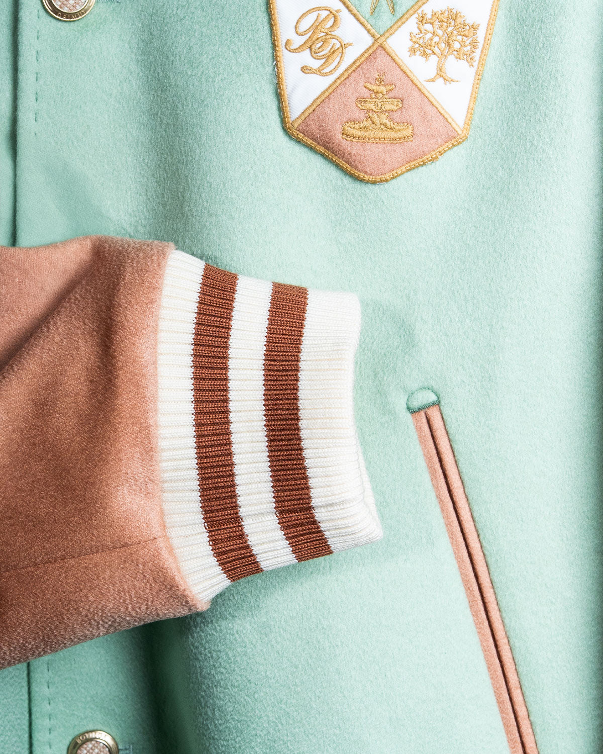 Varsity College Cashmere verde