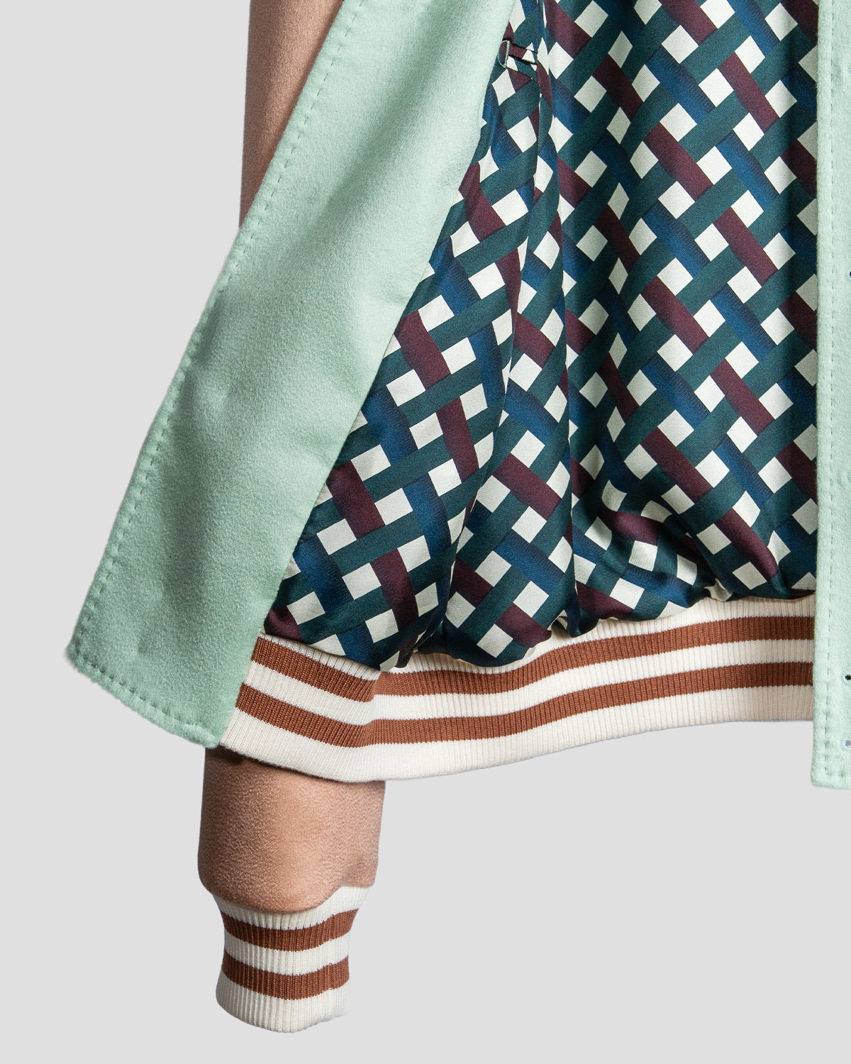 Varsity College Cashmere verde