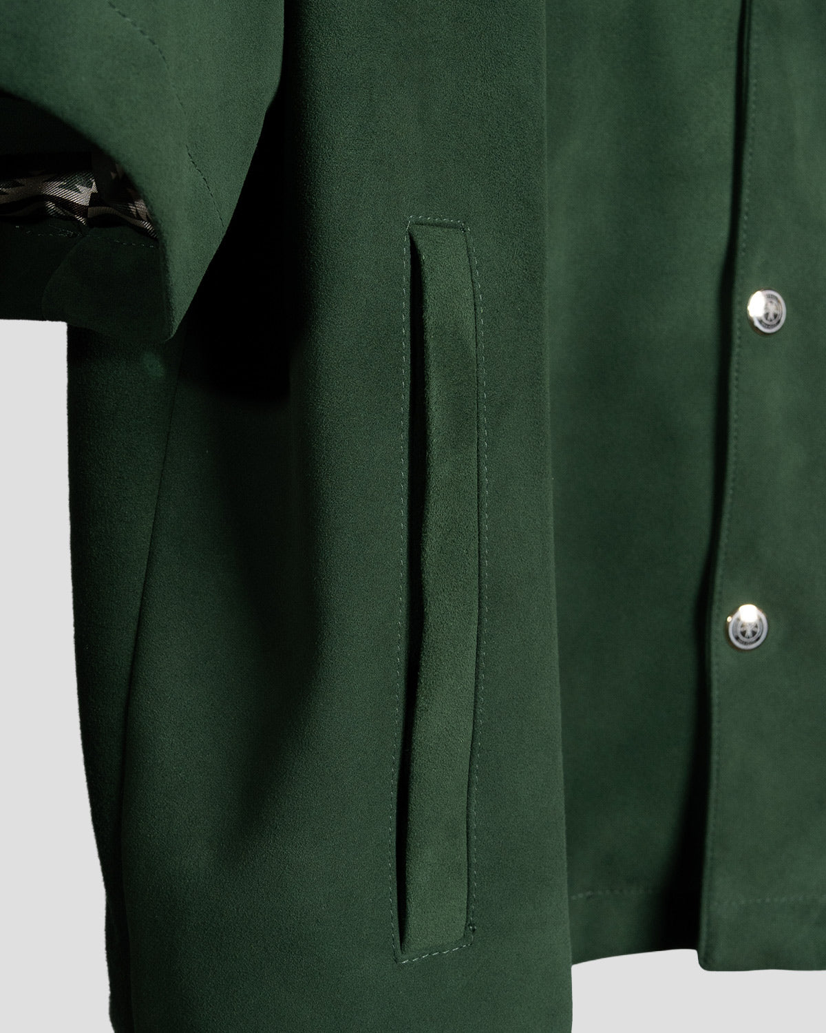 Camicia Board Camoscio Verde inglese