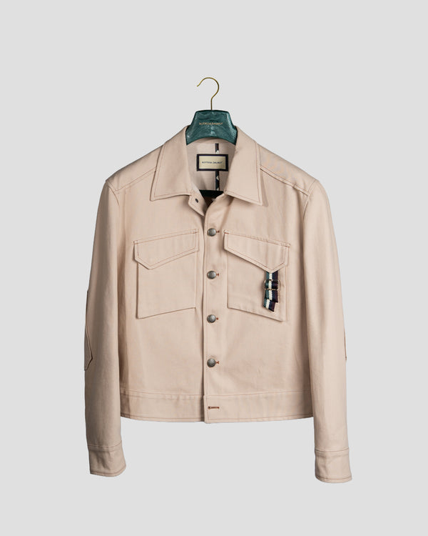 Giubbotto Board Denim Beige