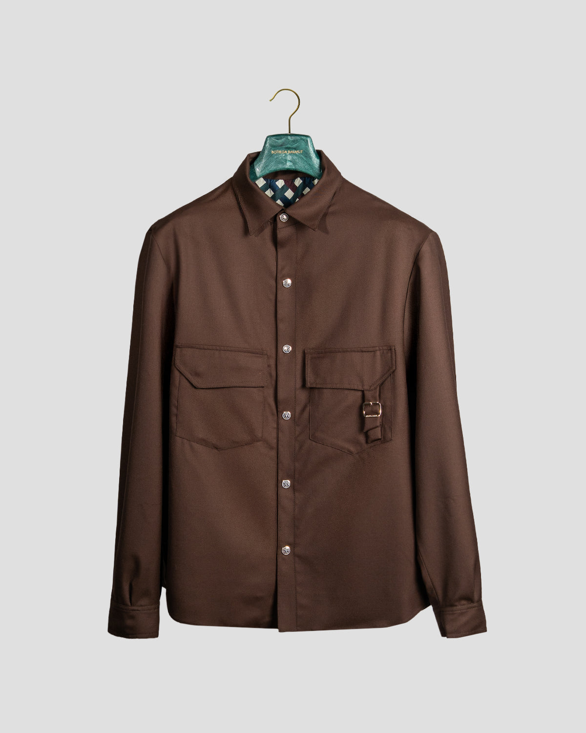 Overshirt Safari gabardina Moro
