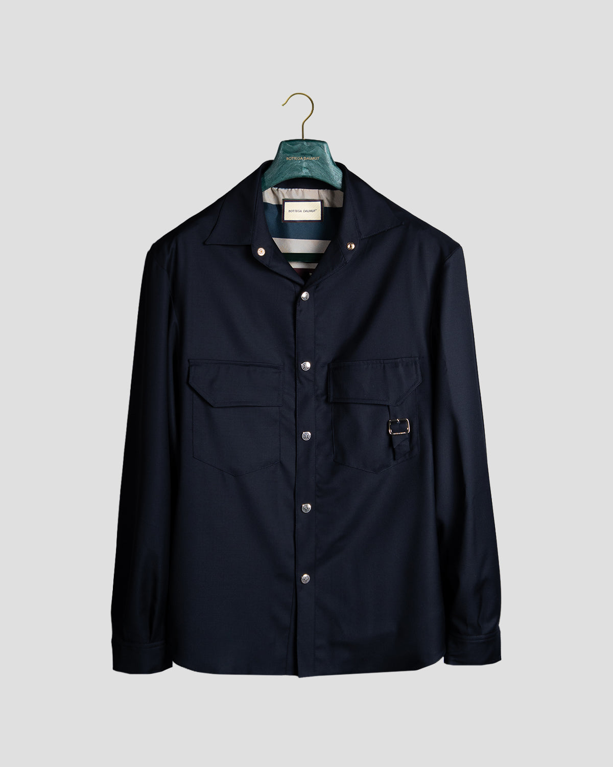 Overshirt Safari Gabardina Blu