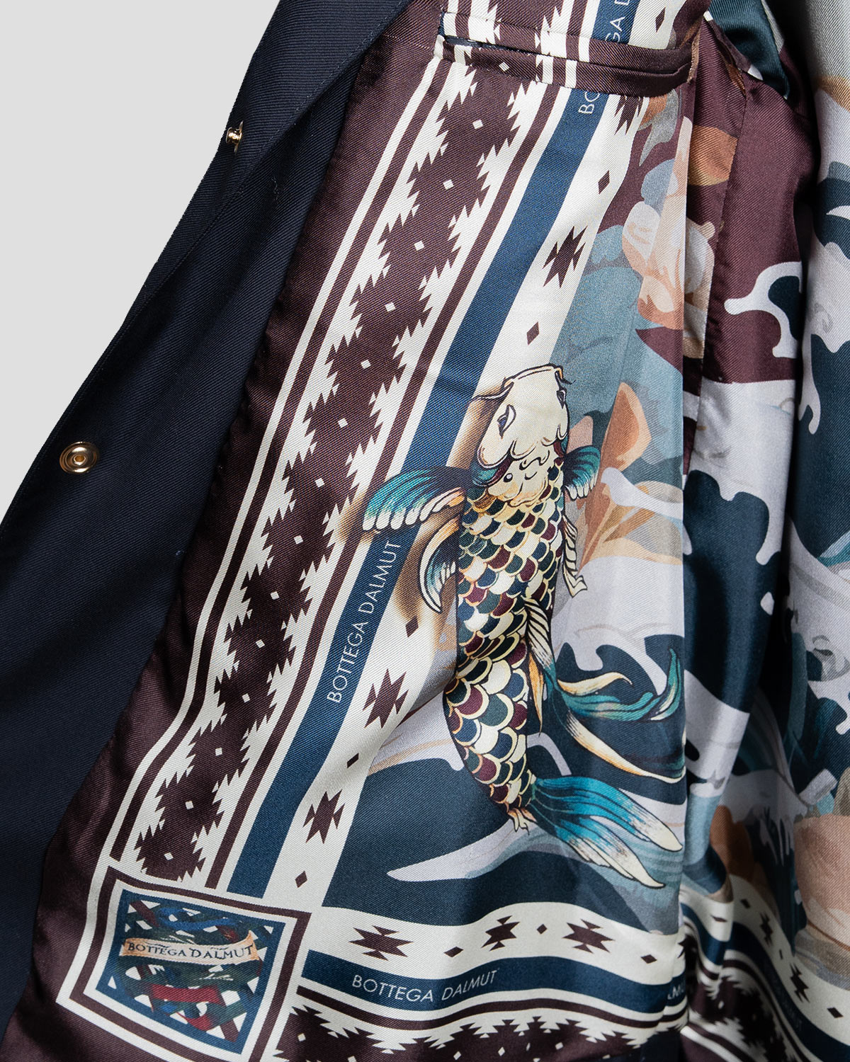 Overshirt Safari Gabardina Blu