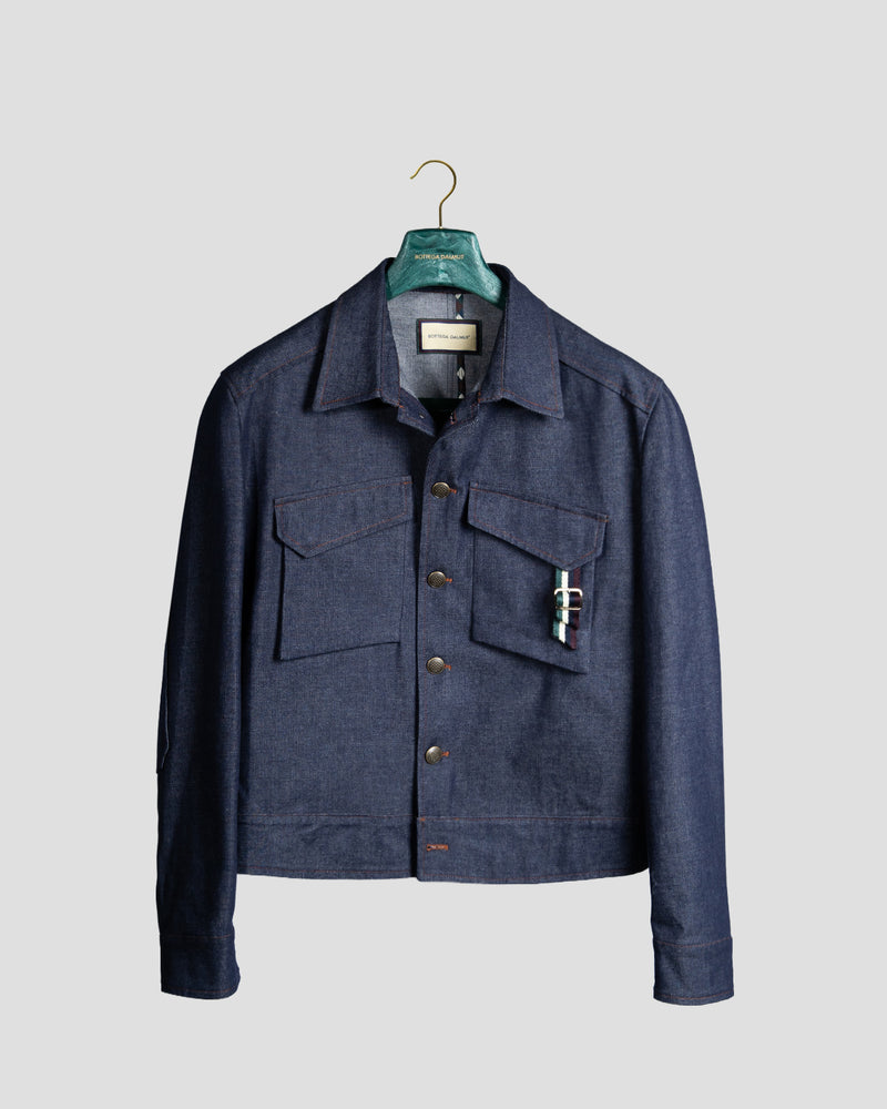 Giubbotto Board Denim Blu