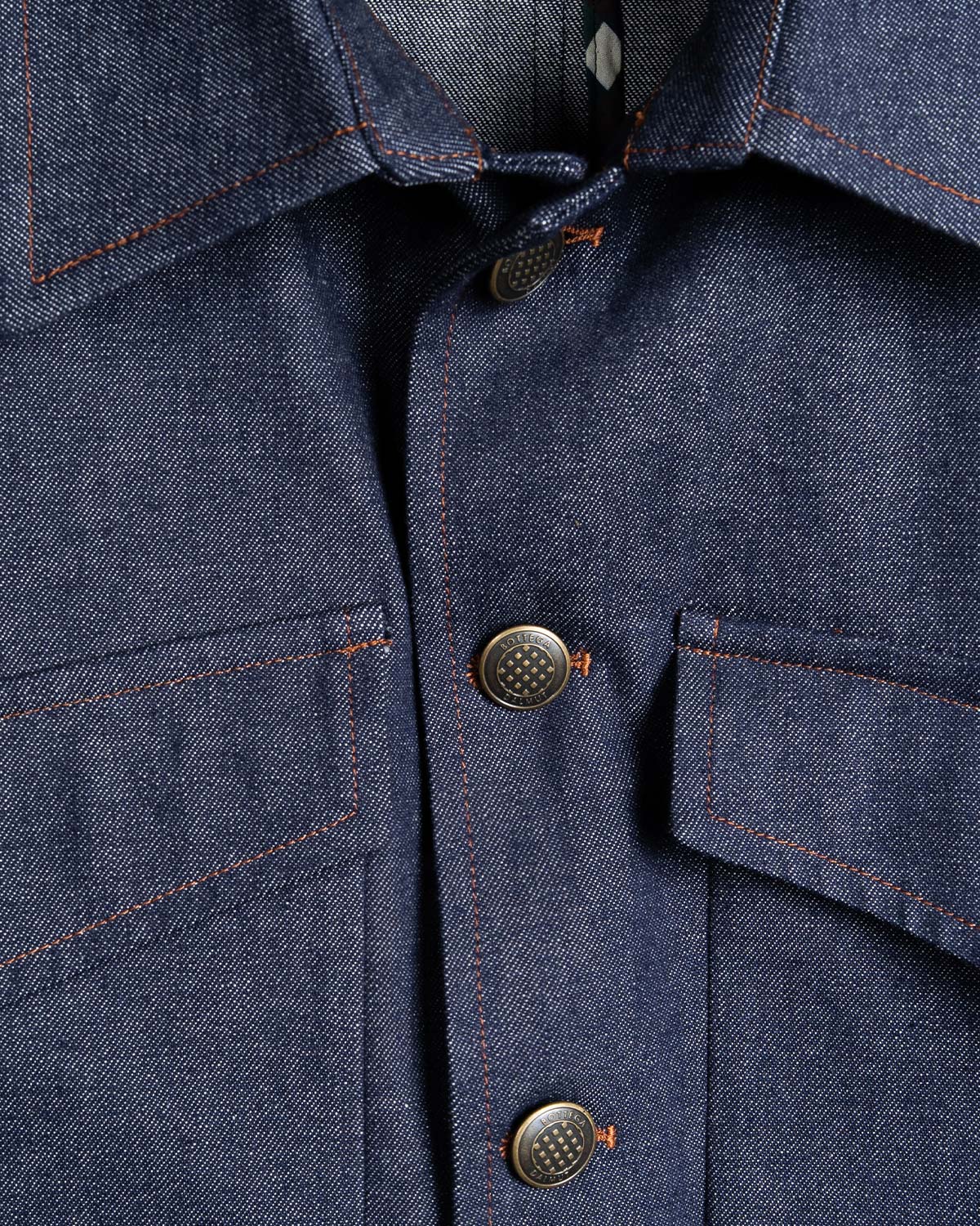 Giubbotto Board Denim Blu, Bottega Dalmut, foto 3
