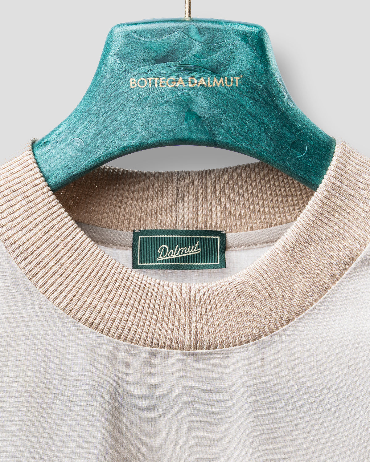 T-shirt Over Loropiana super 150's wool Panna