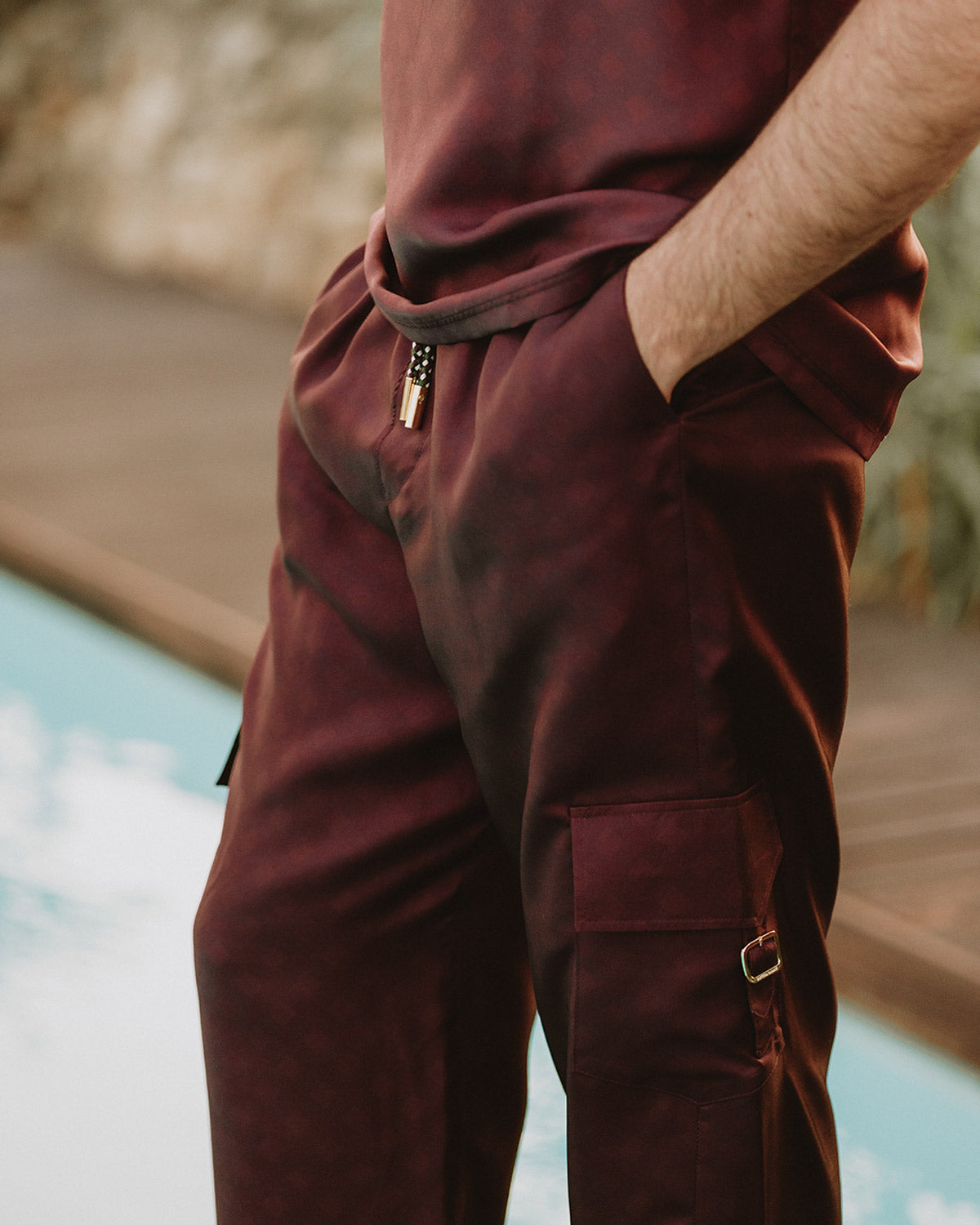 Pantaloni Cargo Wine House in seta, Bottega Dalmut, foto 10