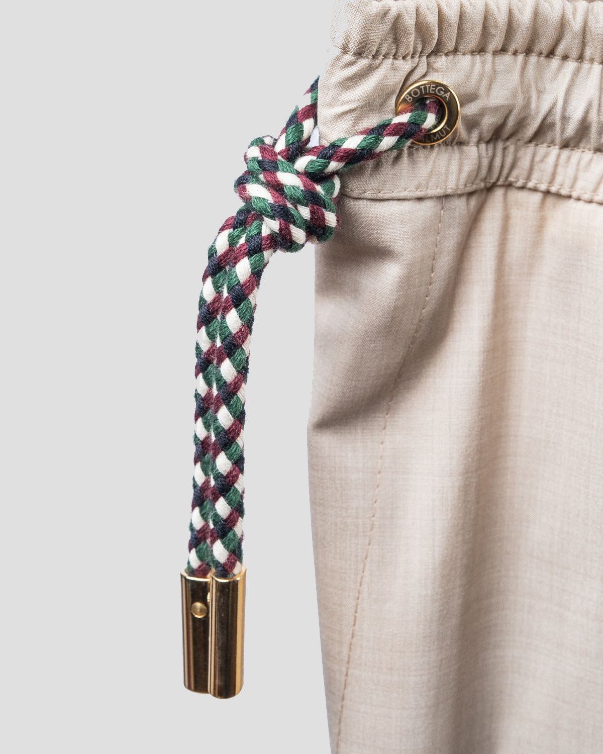 Pantaloni Cargo Loropiana Super 150's Panna