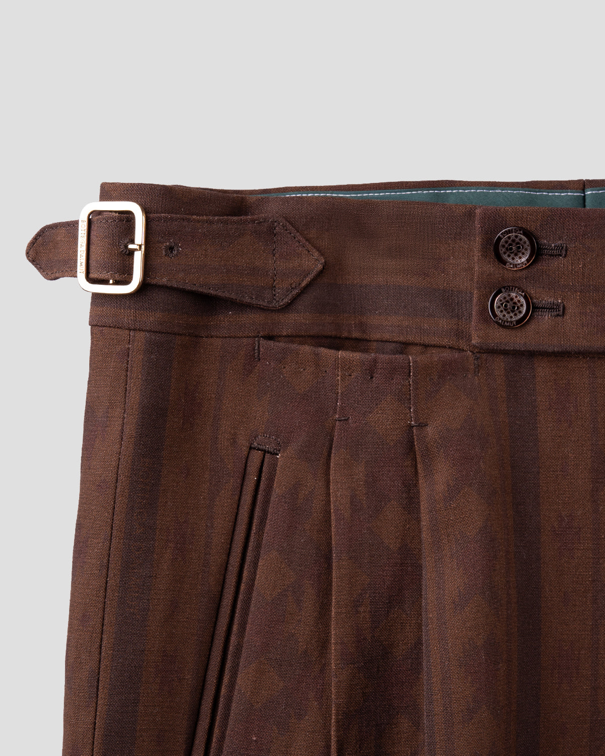 Pantalone Transition Belted O Marrone