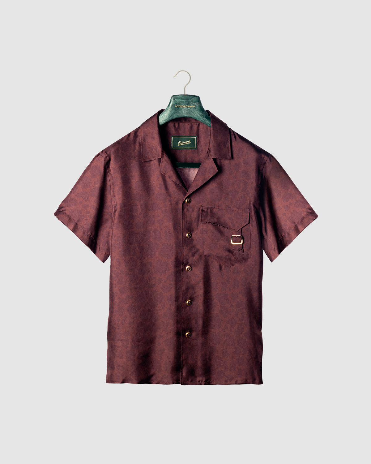 Camicia Board Animalier Wine