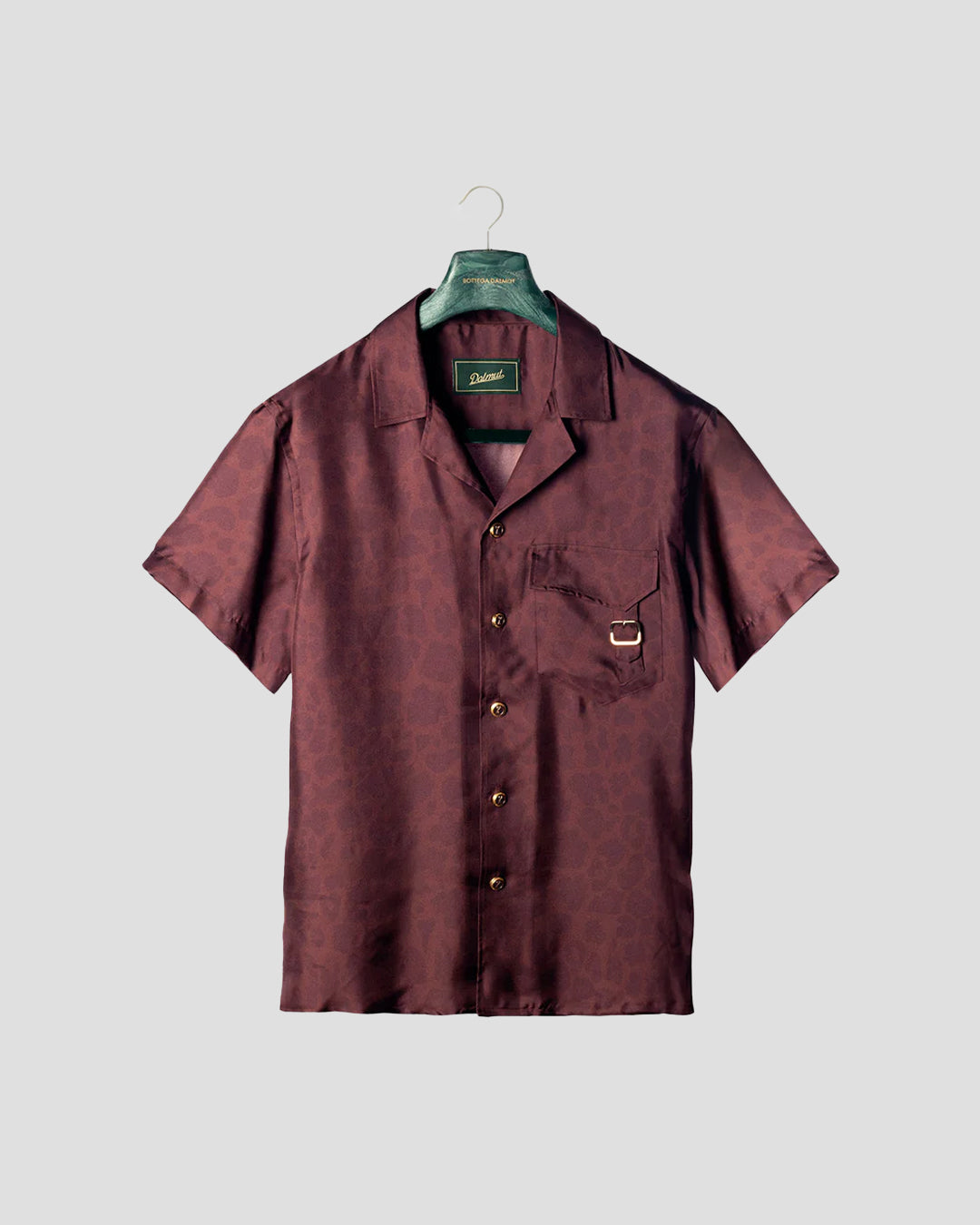Camicia Board Animalier Wine